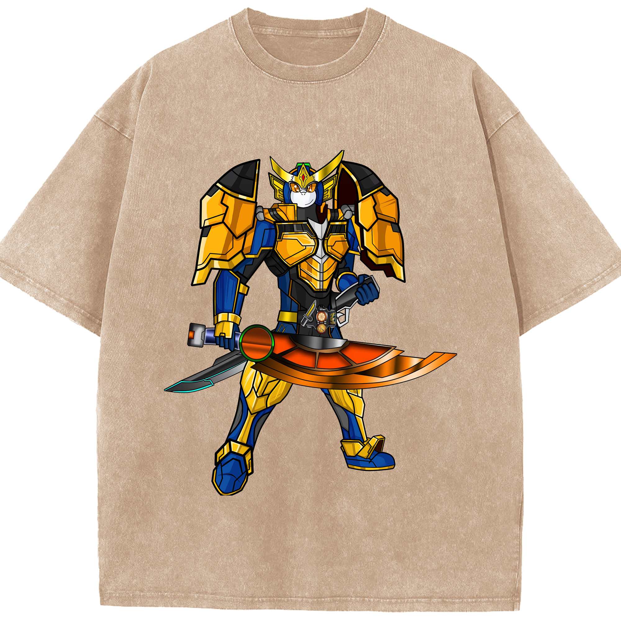 （画像用） Digimon デジタルモンスター/デジモン 綿100% ヴィンテージ風 半袖Tシャツ（フロントプリント）