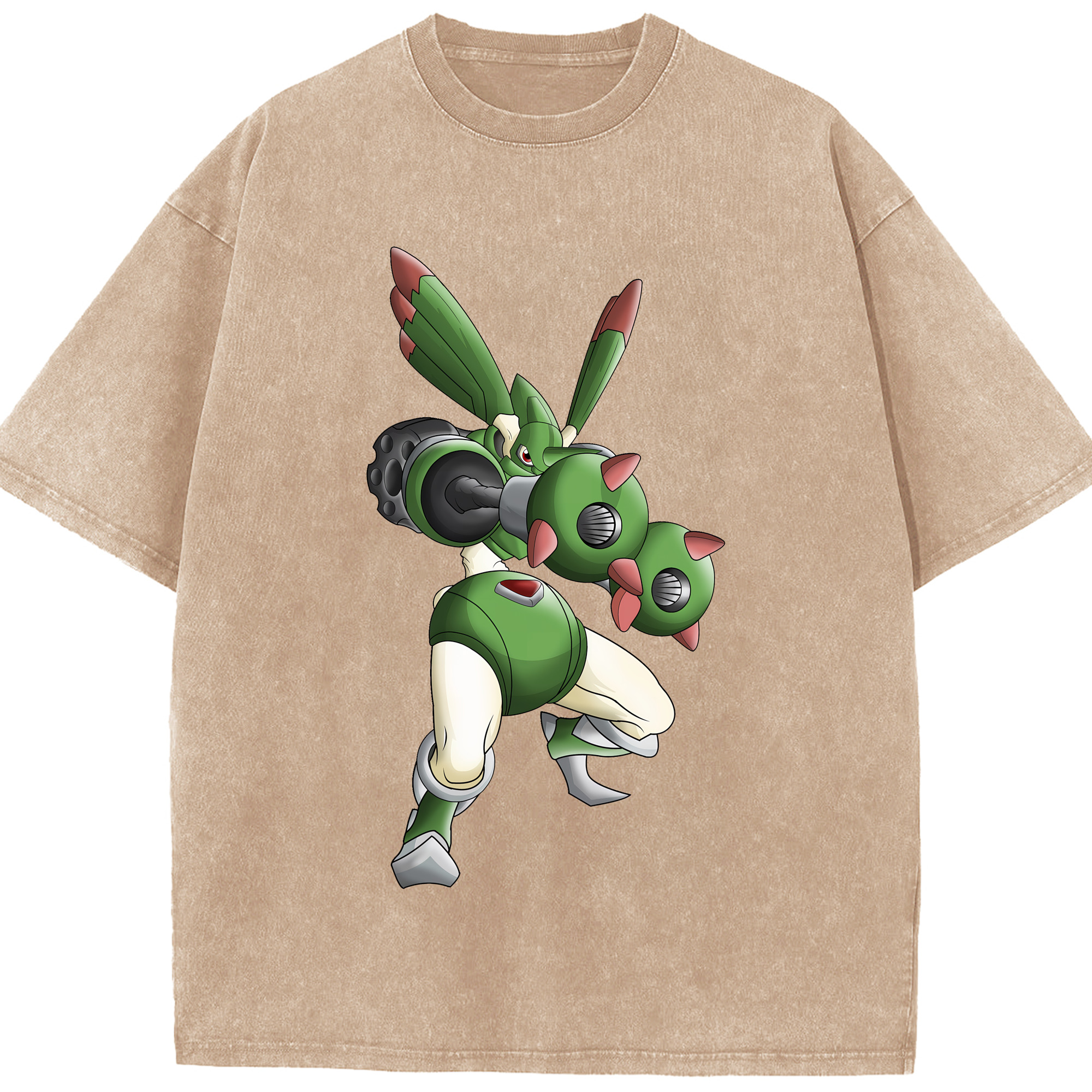 （画像用） Digimon デジタルモンスター/デジモン 綿100% ヴィンテージ風 半袖Tシャツ（フロントプリント）