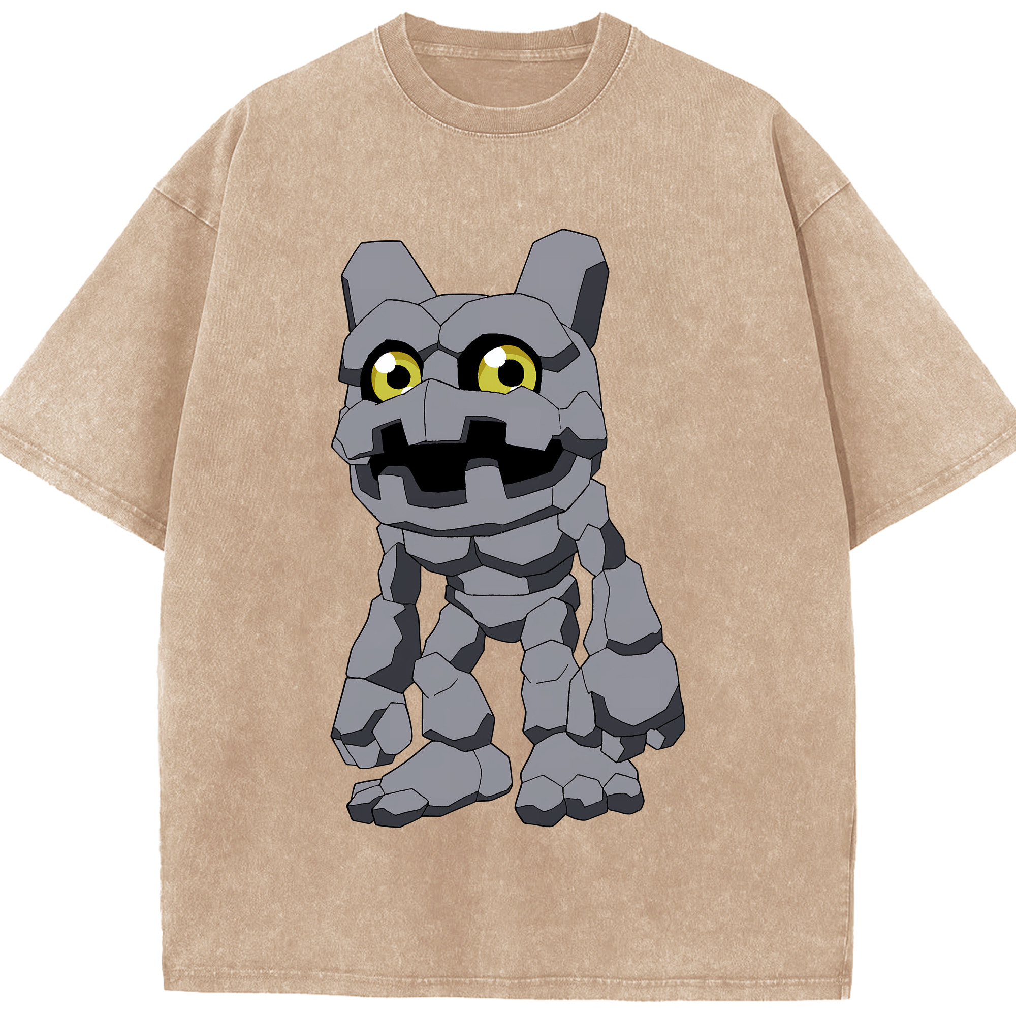 （画像用） Digimon デジタルモンスター/デジモン 綿100% ヴィンテージ風 半袖Tシャツ（フロントプリント）