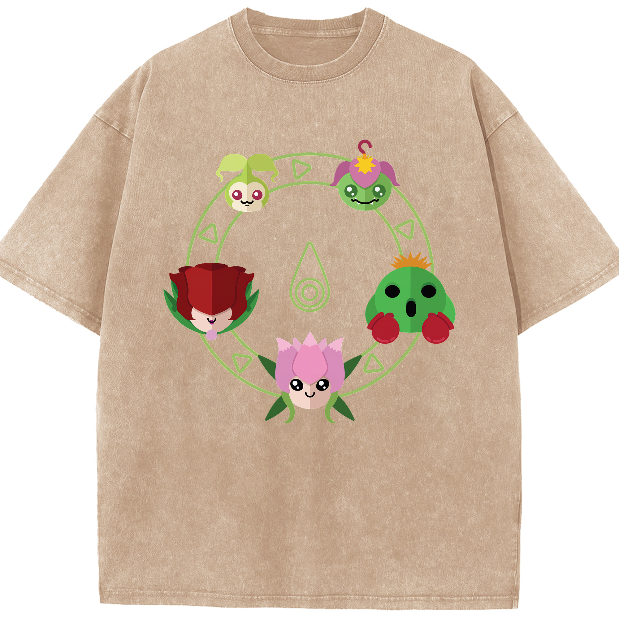（画像用） Digimon デジタルモンスター/デジモン 綿100% ヴィンテージ風 半袖Tシャツ（フロントプリント）