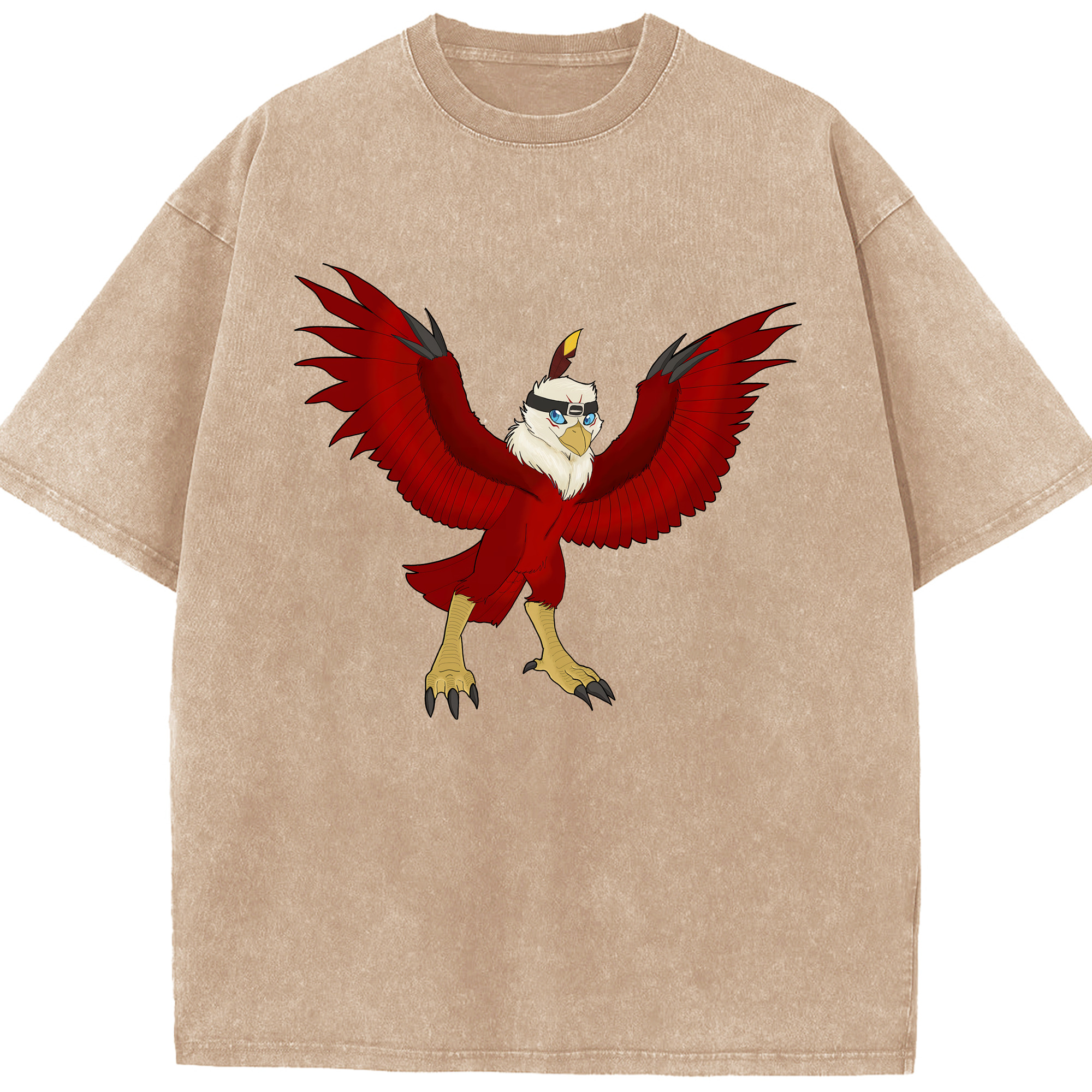 （画像用） Digimon デジタルモンスター/デジモン 綿100% ヴィンテージ風 半袖Tシャツ（フロントプリント）