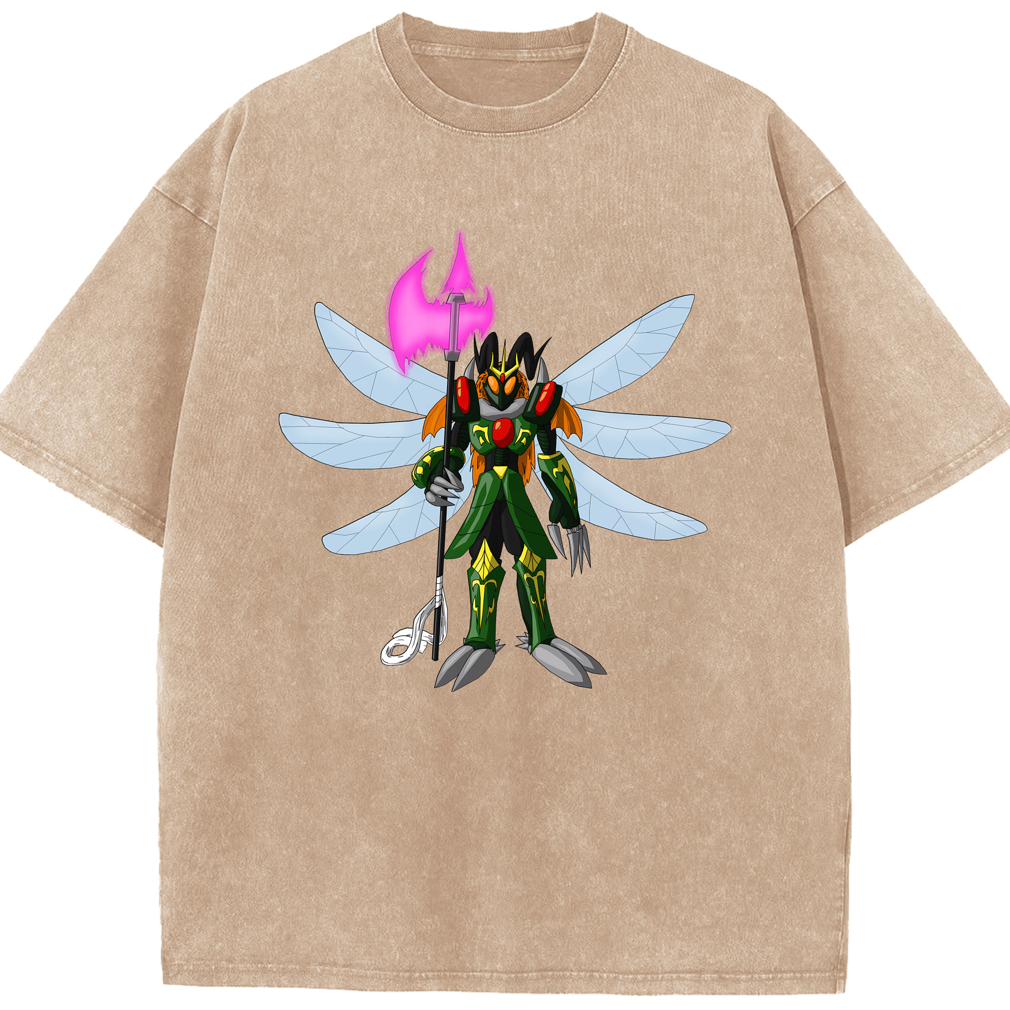 （画像用） Digimon デジタルモンスター/デジモン 綿100% ヴィンテージ風 半袖Tシャツ（フロントプリント）