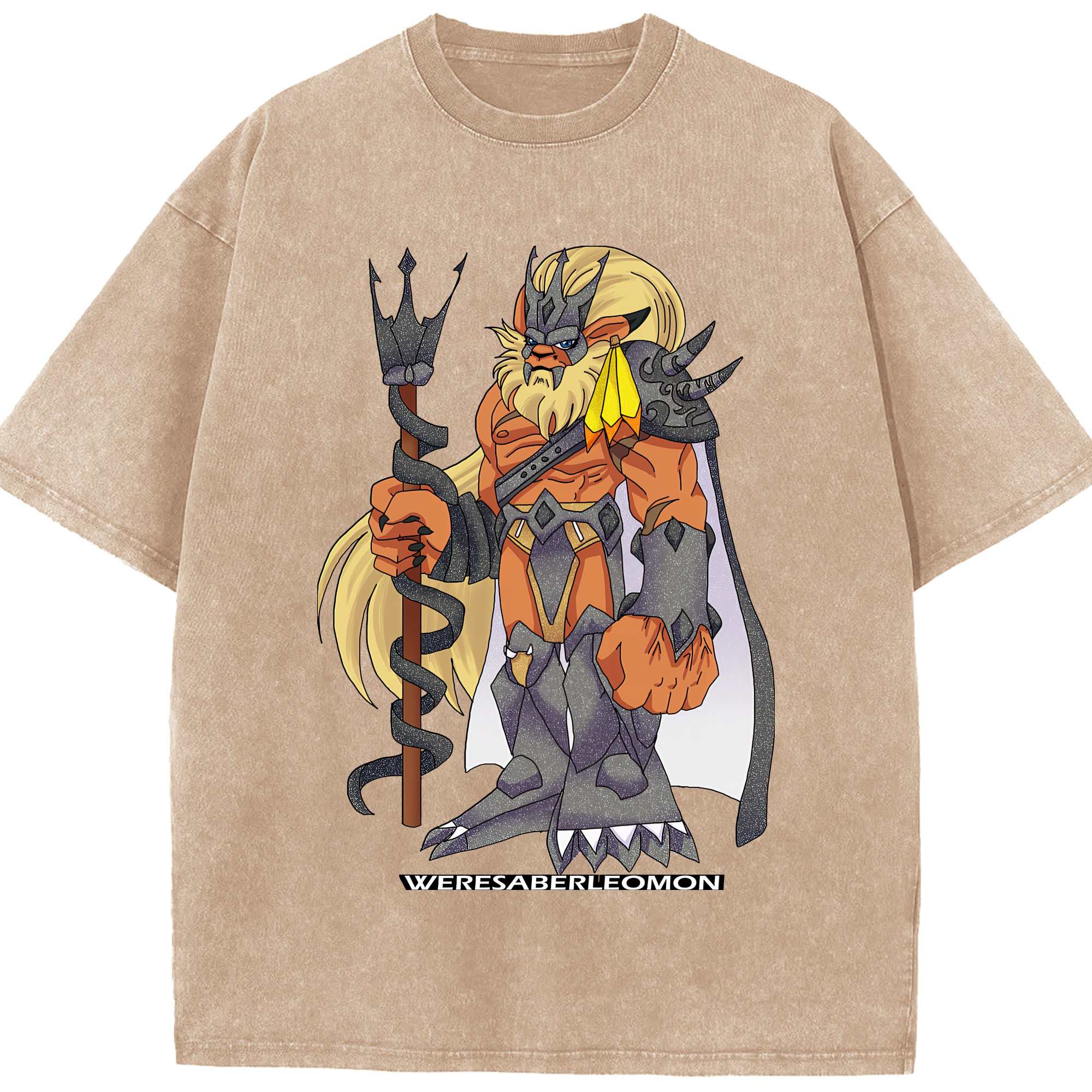 （画像用） Digimon デジタルモンスター/デジモン 綿100% ヴィンテージ風 半袖Tシャツ（フロントプリント）