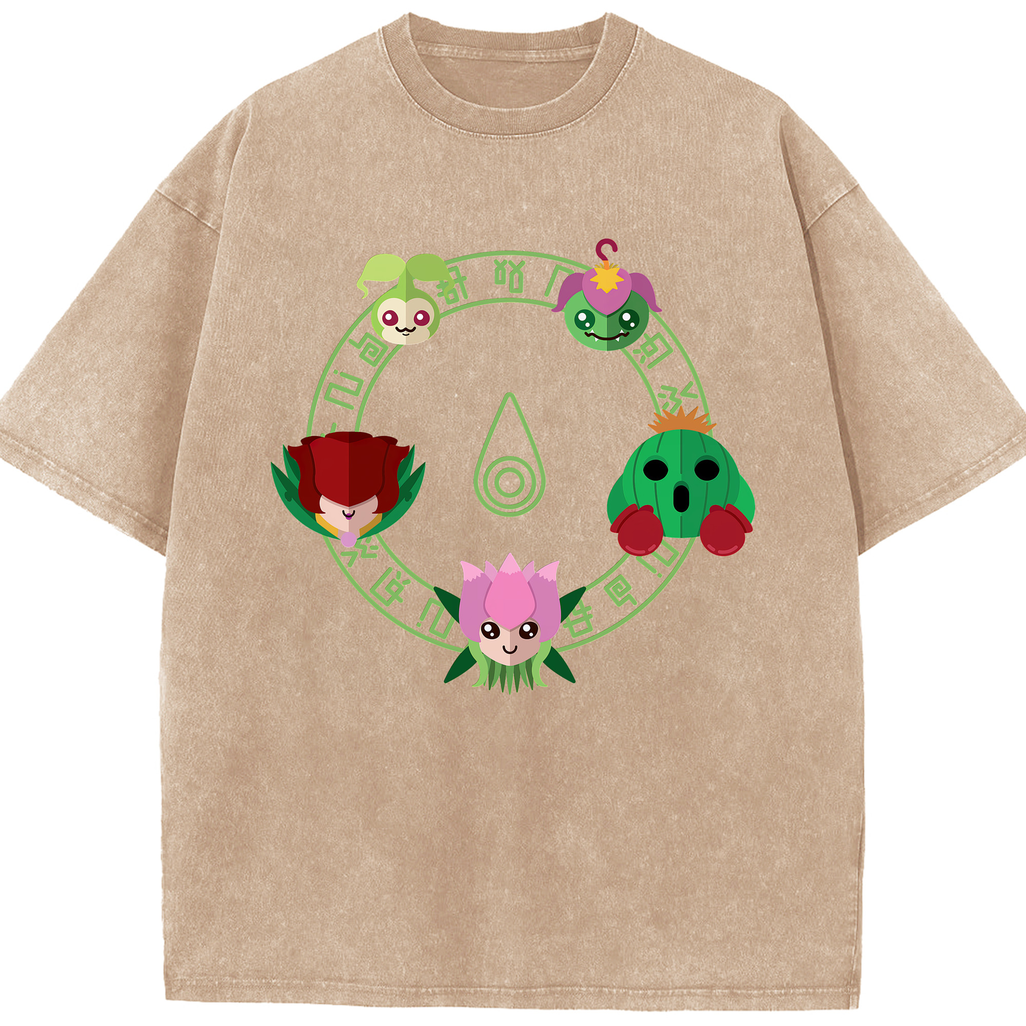 （画像用） Digimon デジタルモンスター/デジモン 綿100% ヴィンテージ風 半袖Tシャツ（フロントプリント）