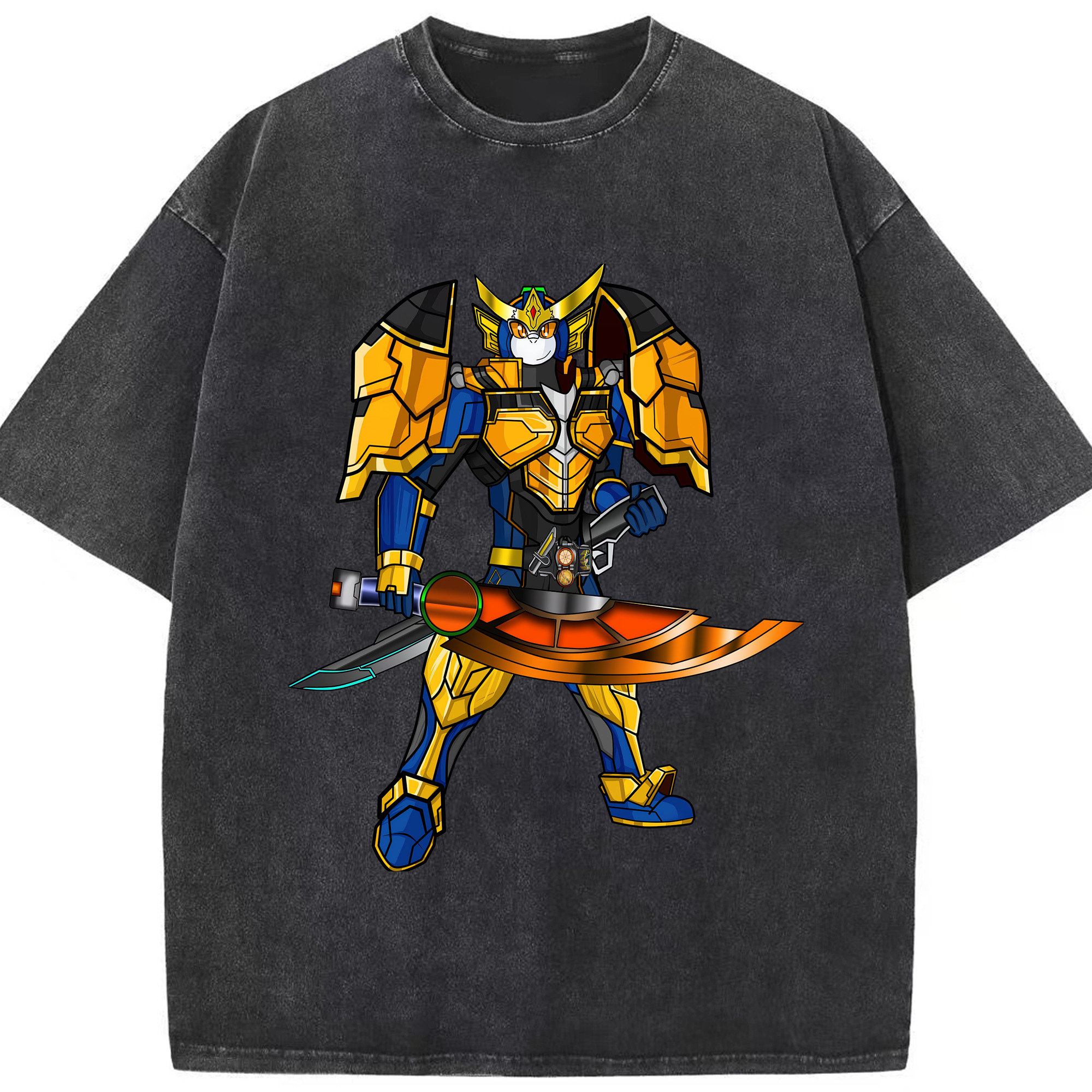 （画像用） Digimon デジタルモンスター/デジモン 綿100% ヴィンテージ風 半袖Tシャツ（フロントプリント）