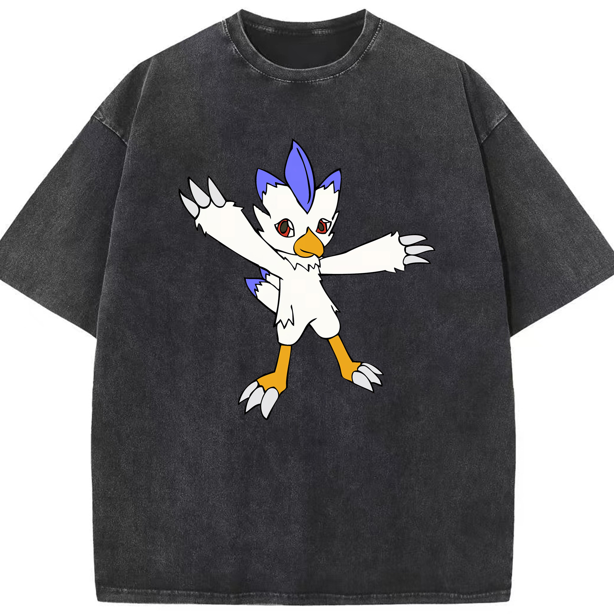 （画像用） Digimon デジタルモンスター/デジモン 綿100% ヴィンテージ風 半袖Tシャツ（フロントプリント）
