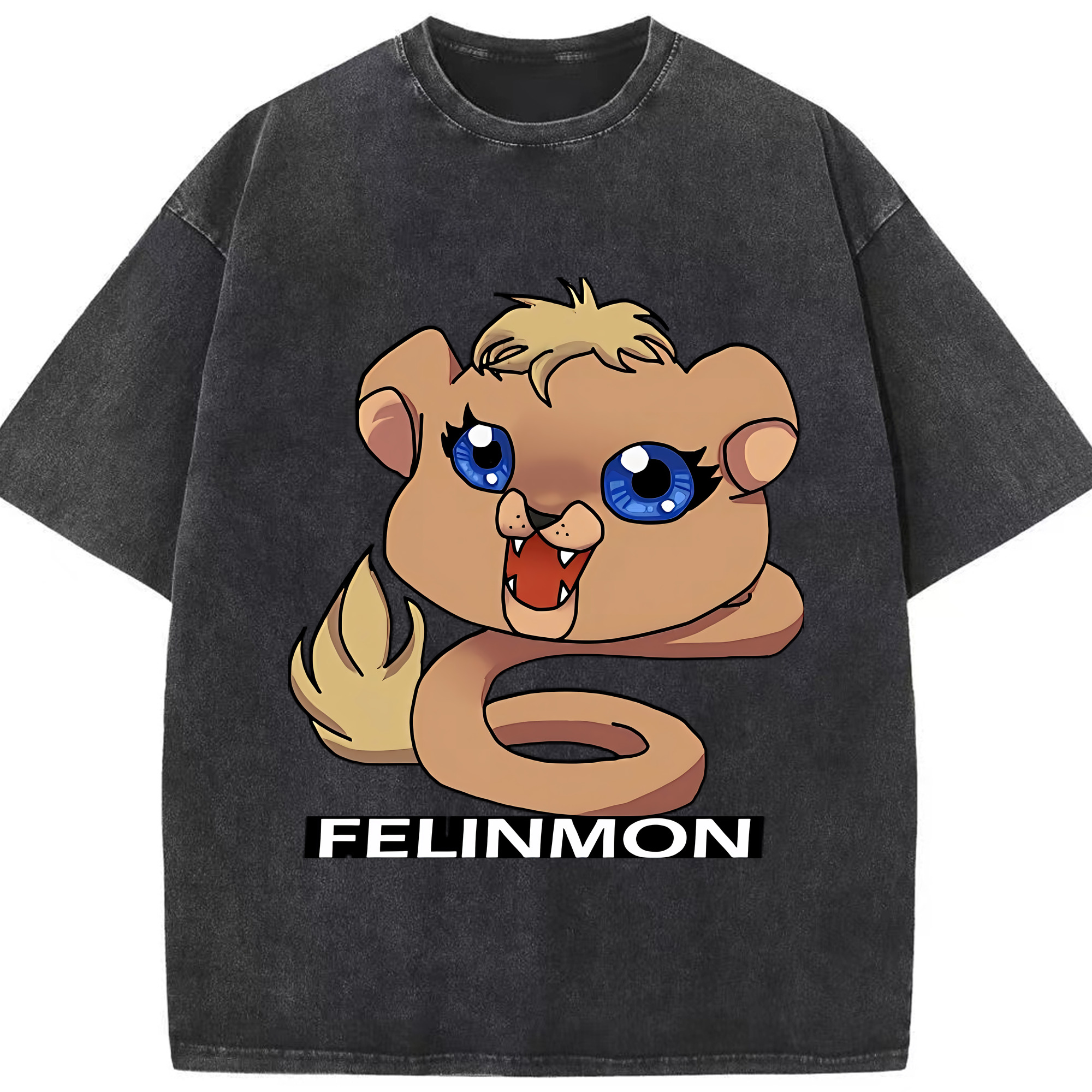 （画像用） Digimon デジタルモンスター/デジモン 綿100% ヴィンテージ風 半袖Tシャツ（フロントプリント）