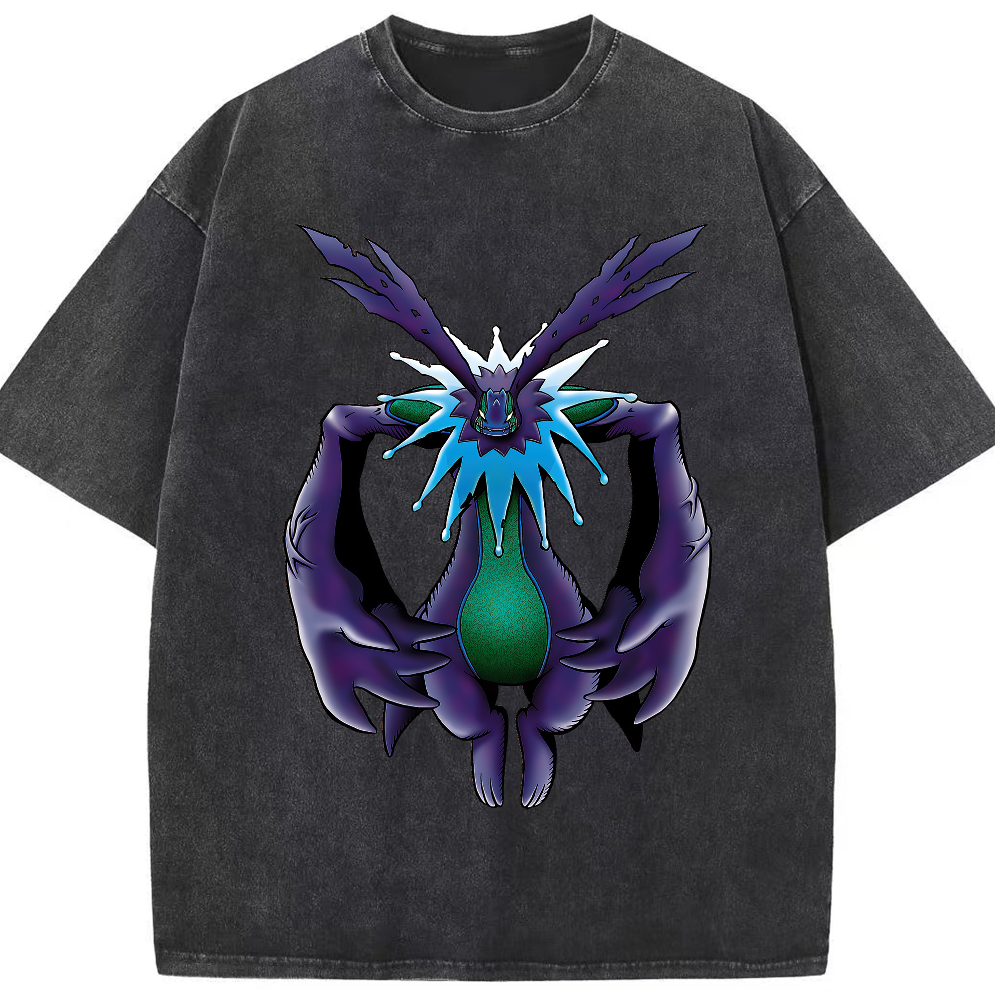（画像用） Digimon デジタルモンスター/デジモン 綿100% ヴィンテージ風 半袖Tシャツ（フロントプリント）