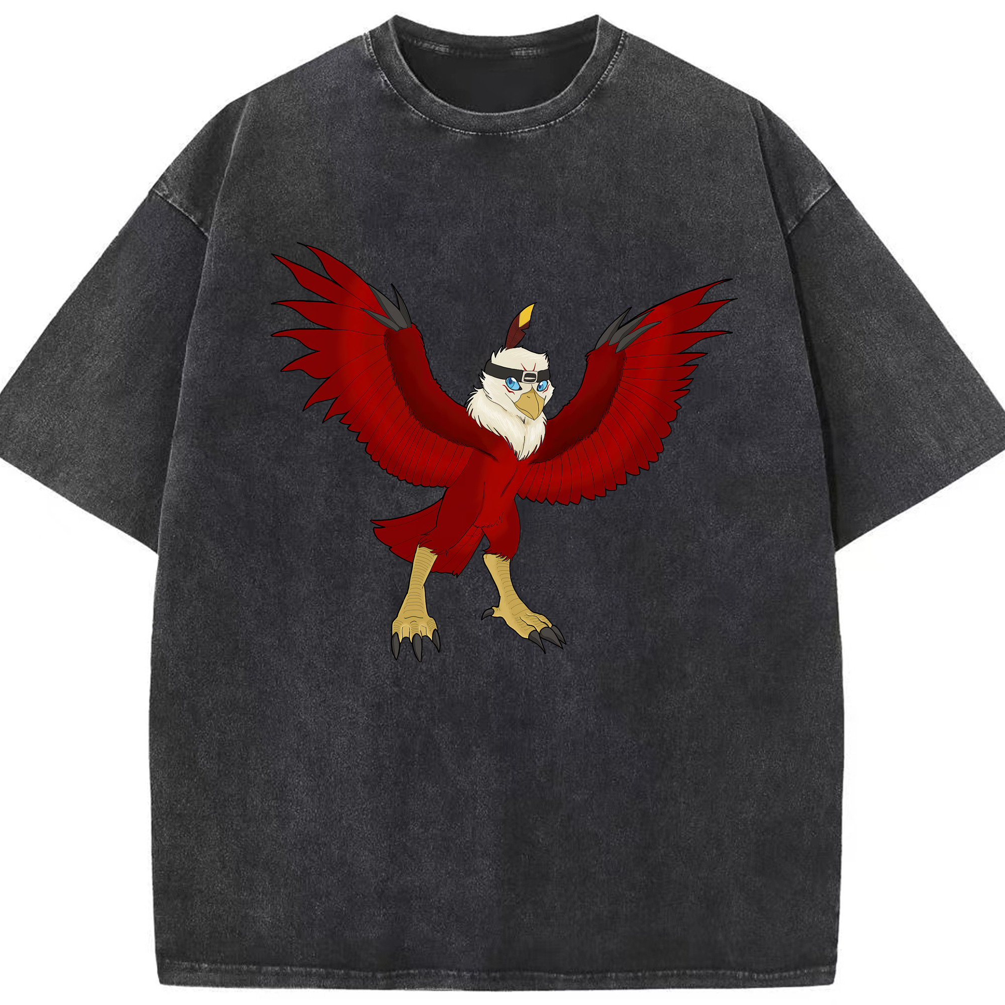 （画像用） Digimon デジタルモンスター/デジモン 綿100% ヴィンテージ風 半袖Tシャツ（フロントプリント）