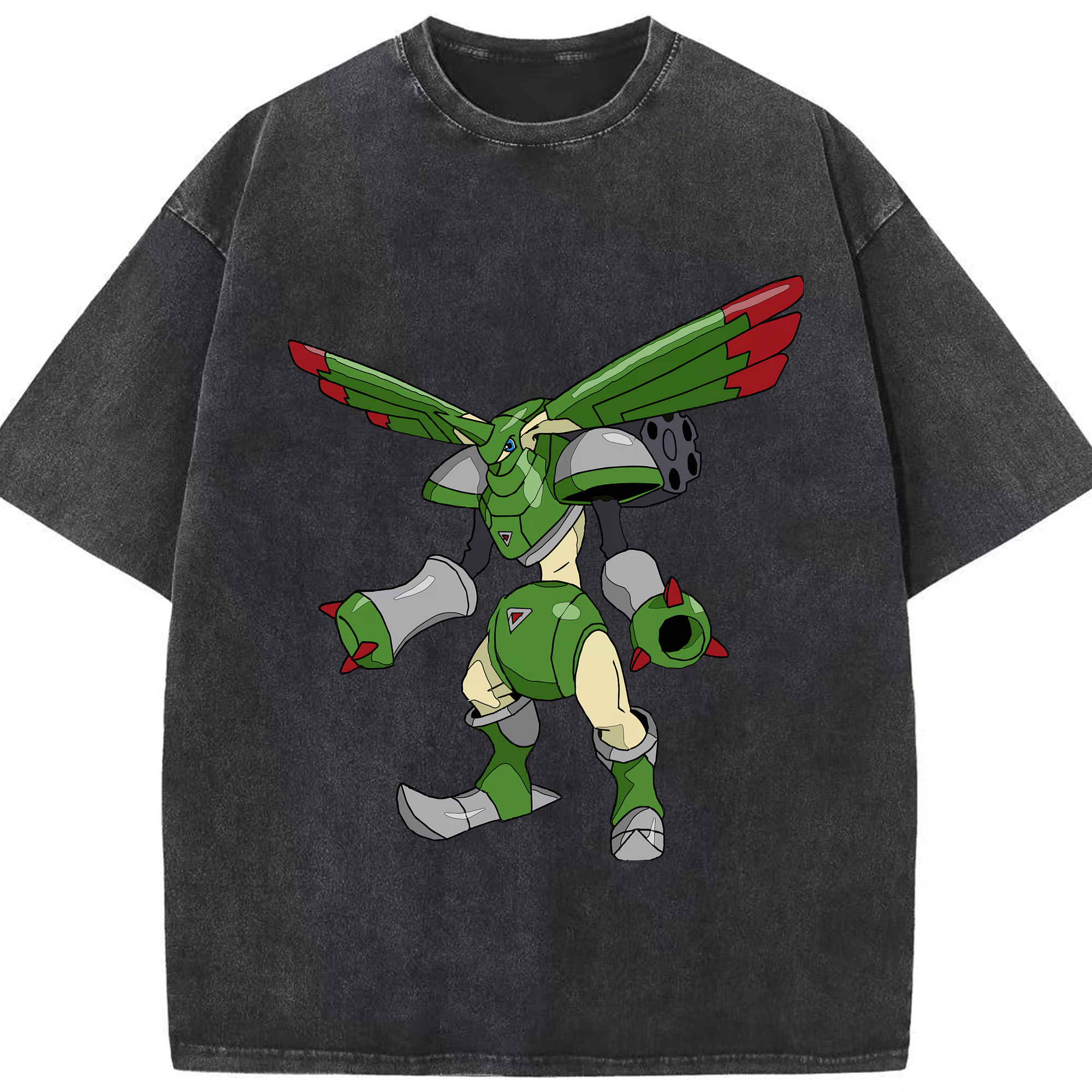 （画像用） Digimon デジタルモンスター/デジモン 綿100% ヴィンテージ風 半袖Tシャツ（フロントプリント）