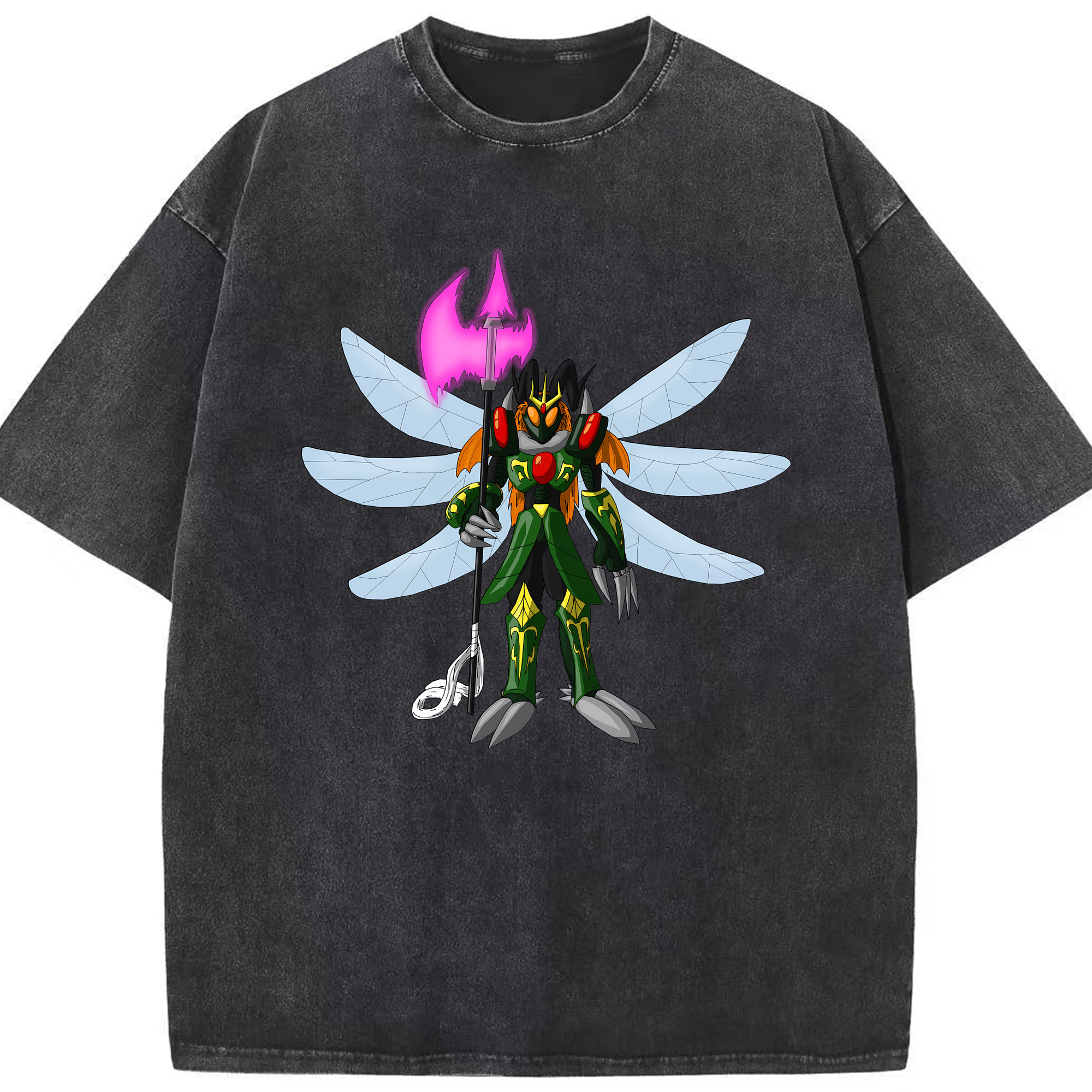 （画像用） Digimon デジタルモンスター/デジモン 綿100% ヴィンテージ風 半袖Tシャツ（フロントプリント）