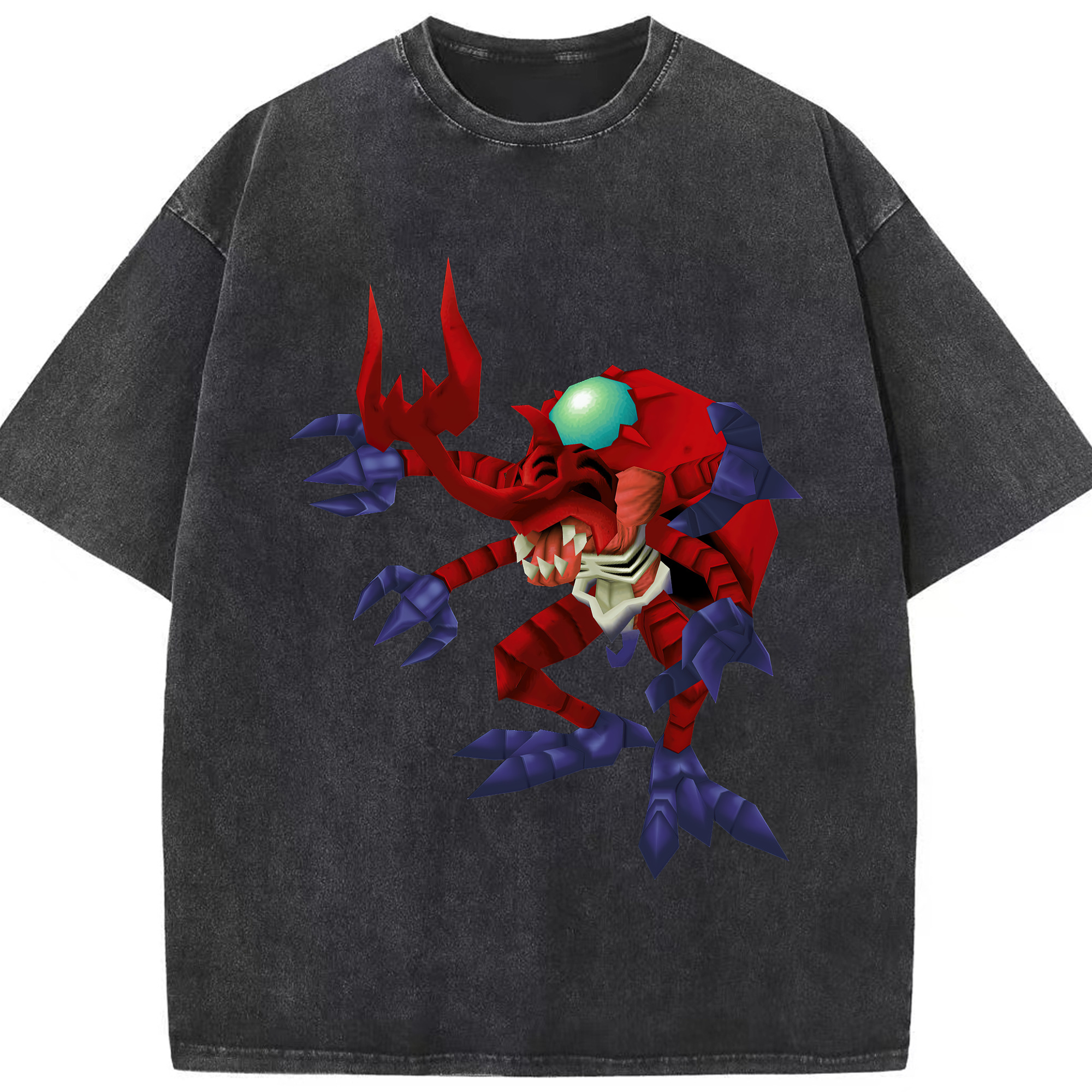 （画像用） Digimon デジタルモンスター/デジモン 綿100% ヴィンテージ風 半袖Tシャツ（フロントプリント）