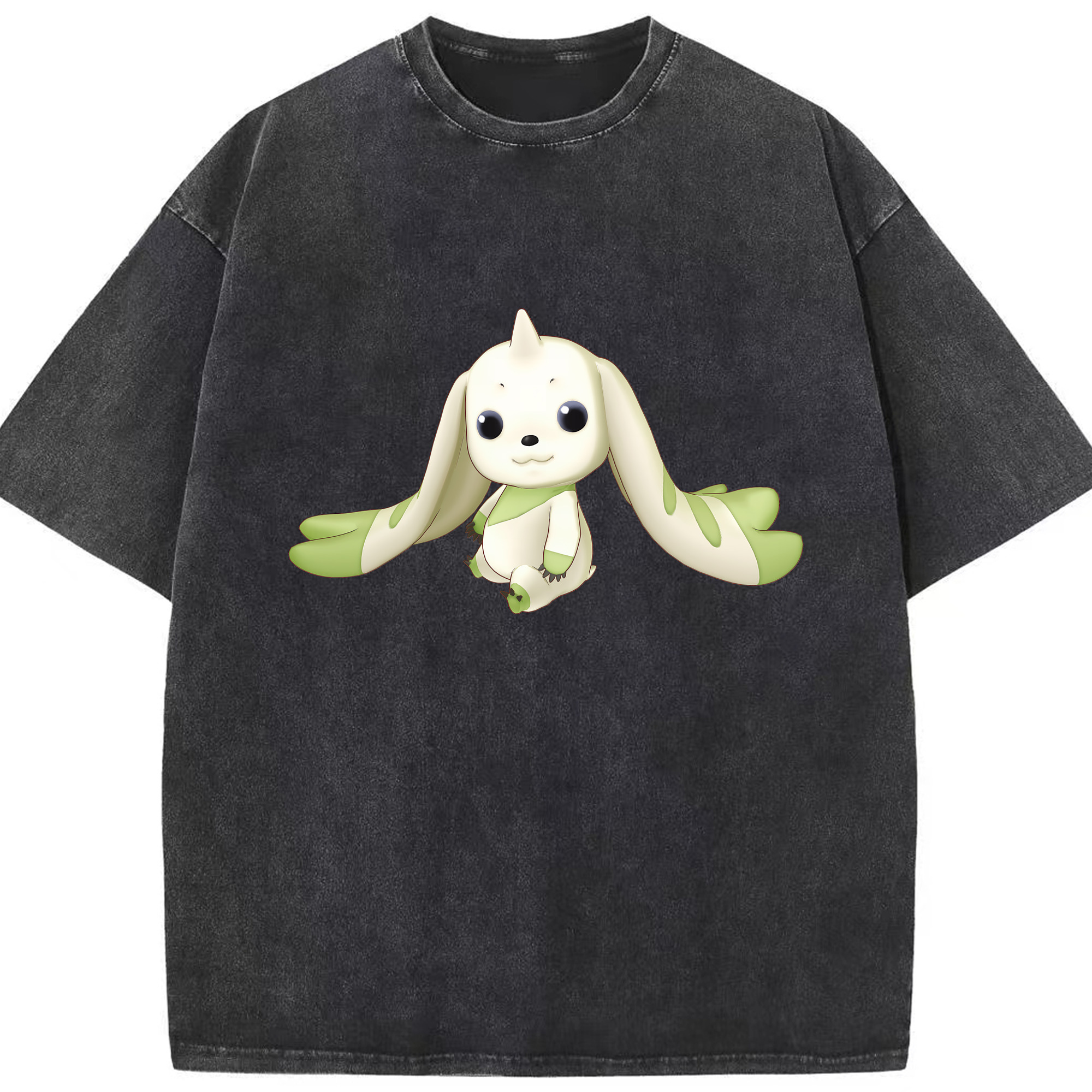 （画像用） Digimon デジタルモンスター/デジモン 綿100% ヴィンテージ風 半袖Tシャツ（フロントプリント）
