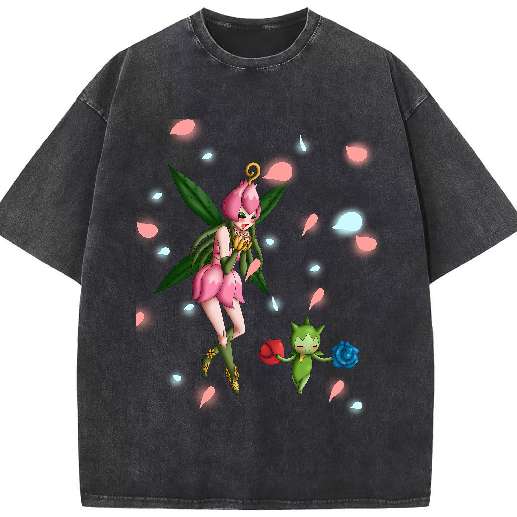 （画像用） Digimon デジタルモンスター/デジモン 綿100% ヴィンテージ風 半袖Tシャツ（フロントプリント）