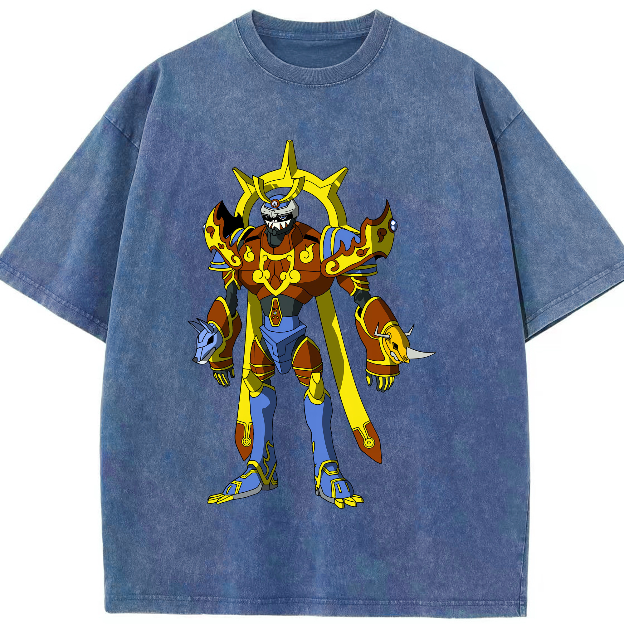 （画像用） Digimon デジタルモンスター/デジモン 綿100% ヴィンテージ風 半袖Tシャツ（フロントプリント）