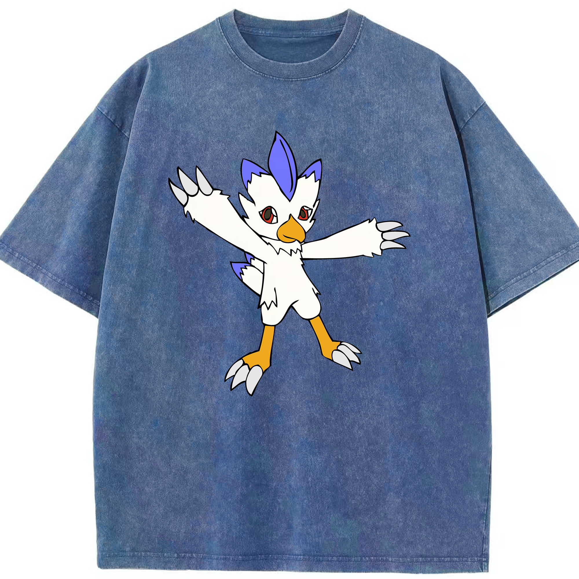 （画像用） Digimon デジタルモンスター/デジモン 綿100% ヴィンテージ風 半袖Tシャツ（フロントプリント）