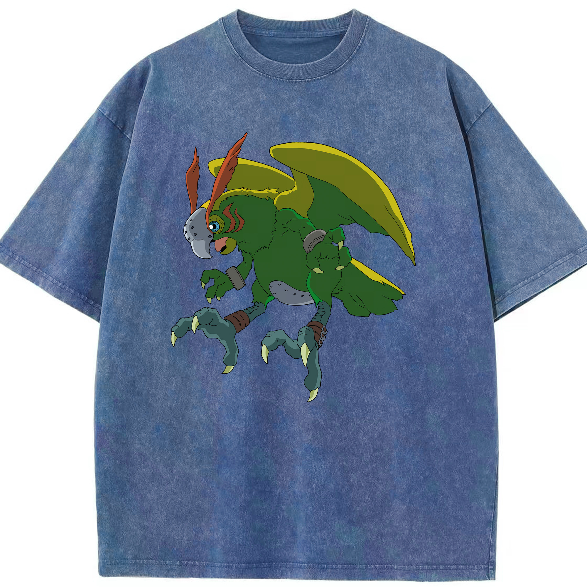 （画像用） Digimon デジタルモンスター/デジモン 綿100% ヴィンテージ風 半袖Tシャツ（フロントプリント）