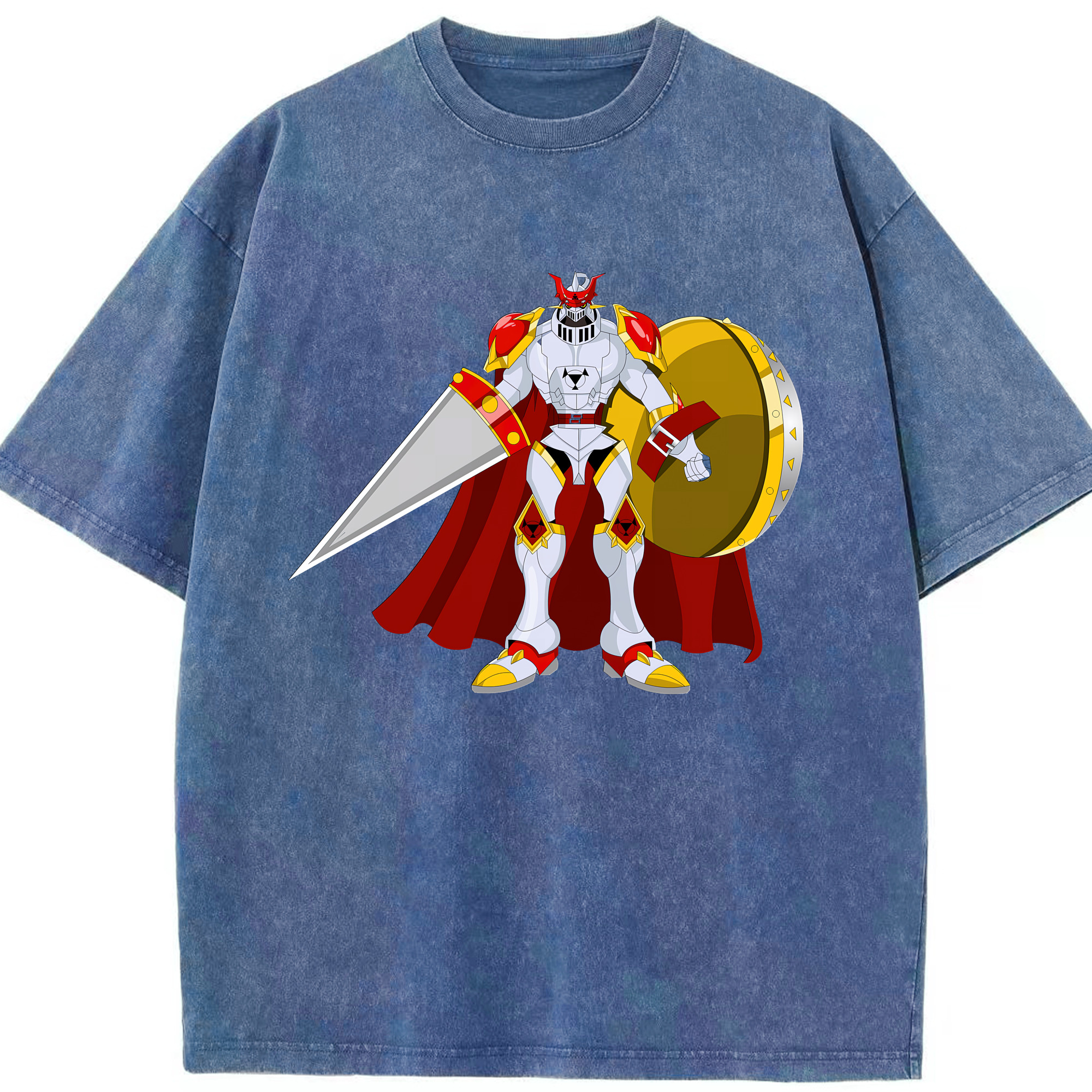 （画像用） Digimon デジタルモンスター/デジモン 綿100% ヴィンテージ風 半袖Tシャツ（フロントプリント）