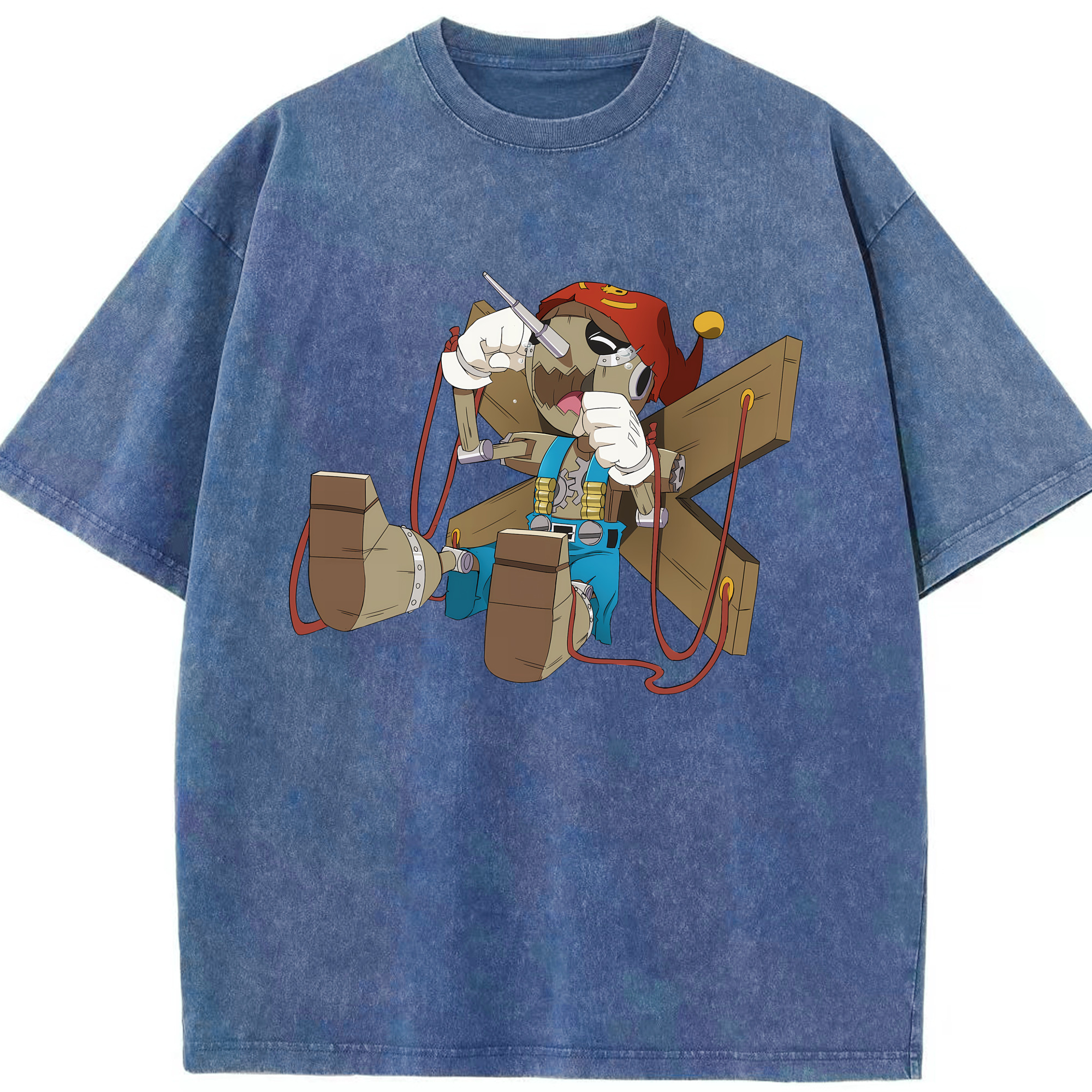 （画像用） Digimon デジタルモンスター/デジモン 綿100% ヴィンテージ風 半袖Tシャツ（フロントプリント）