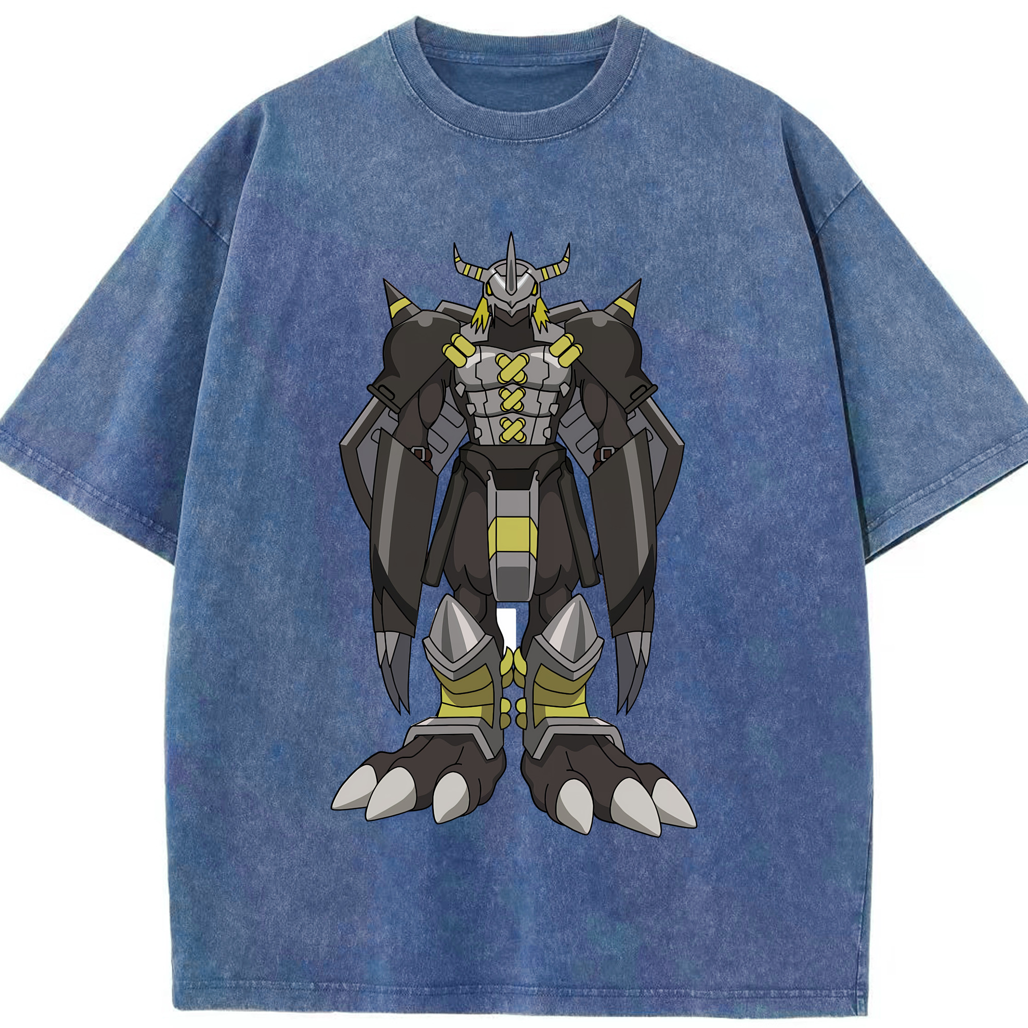 （画像用） Digimon デジタルモンスター/デジモン 綿100% ヴィンテージ風 半袖Tシャツ（フロントプリント）