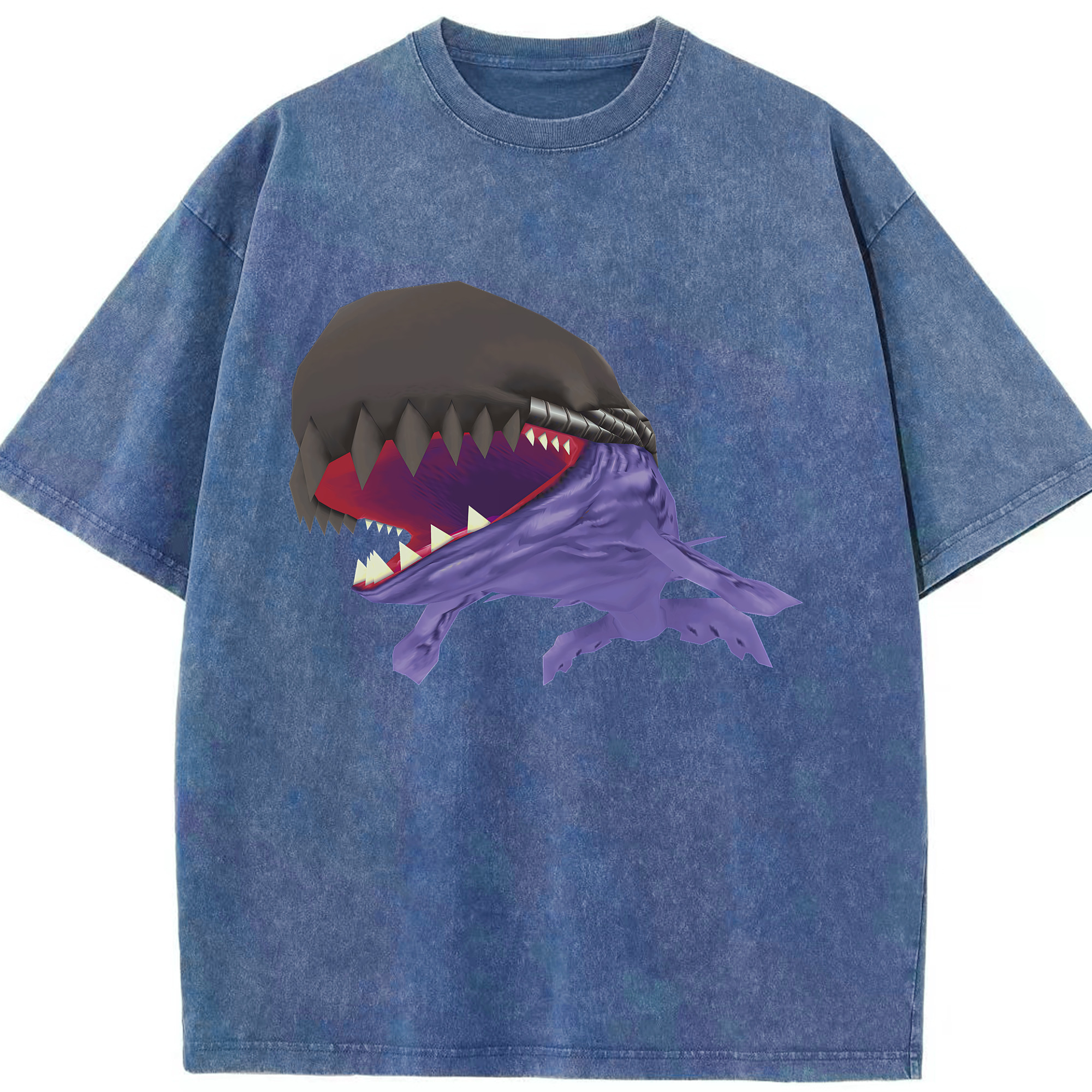 （画像用） Digimon デジタルモンスター/デジモン 綿100% ヴィンテージ風 半袖Tシャツ（フロントプリント）