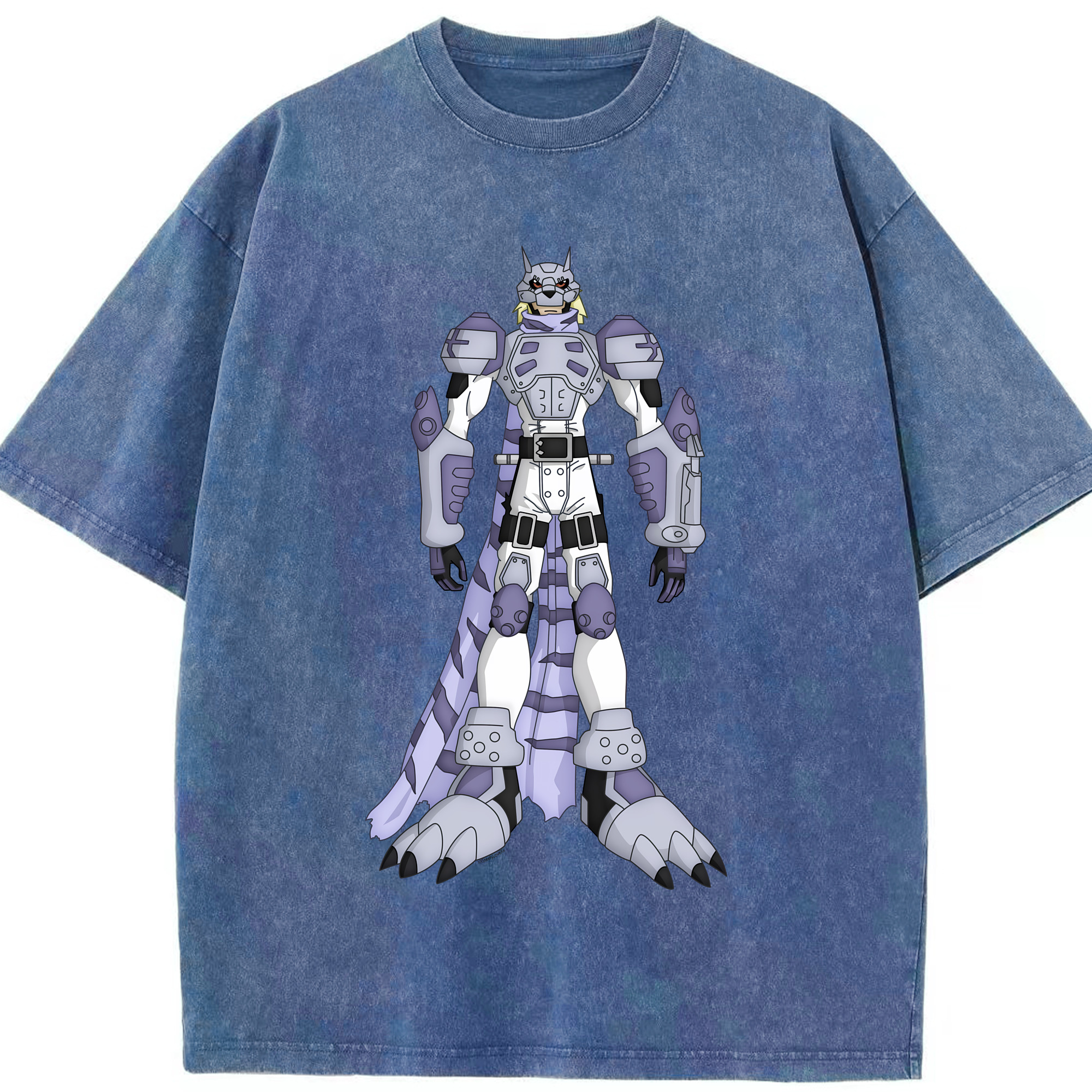 （画像用） Digimon デジタルモンスター/デジモン 綿100% ヴィンテージ風 半袖Tシャツ（フロントプリント）