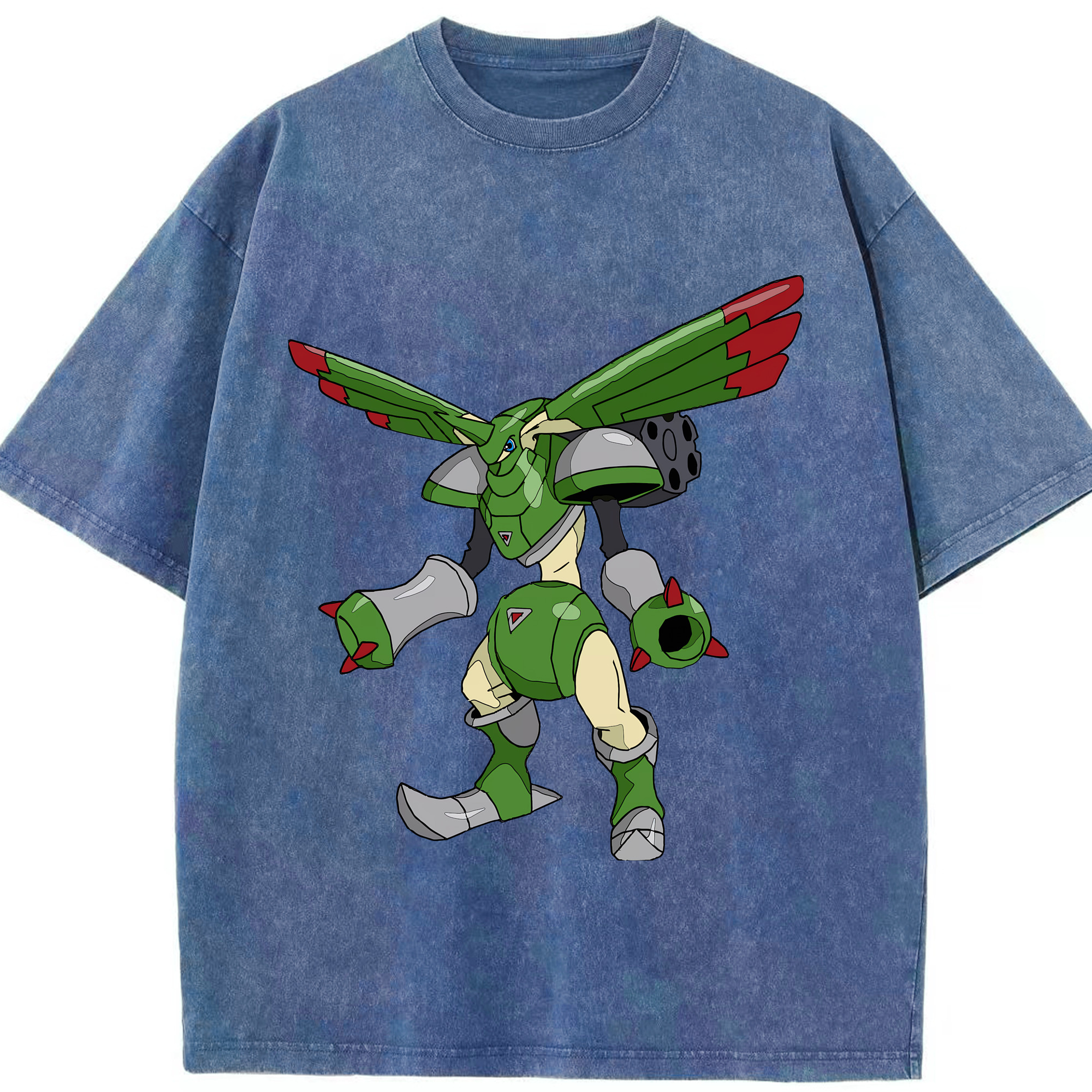 （画像用） Digimon デジタルモンスター/デジモン 綿100% ヴィンテージ風 半袖Tシャツ（フロントプリント）
