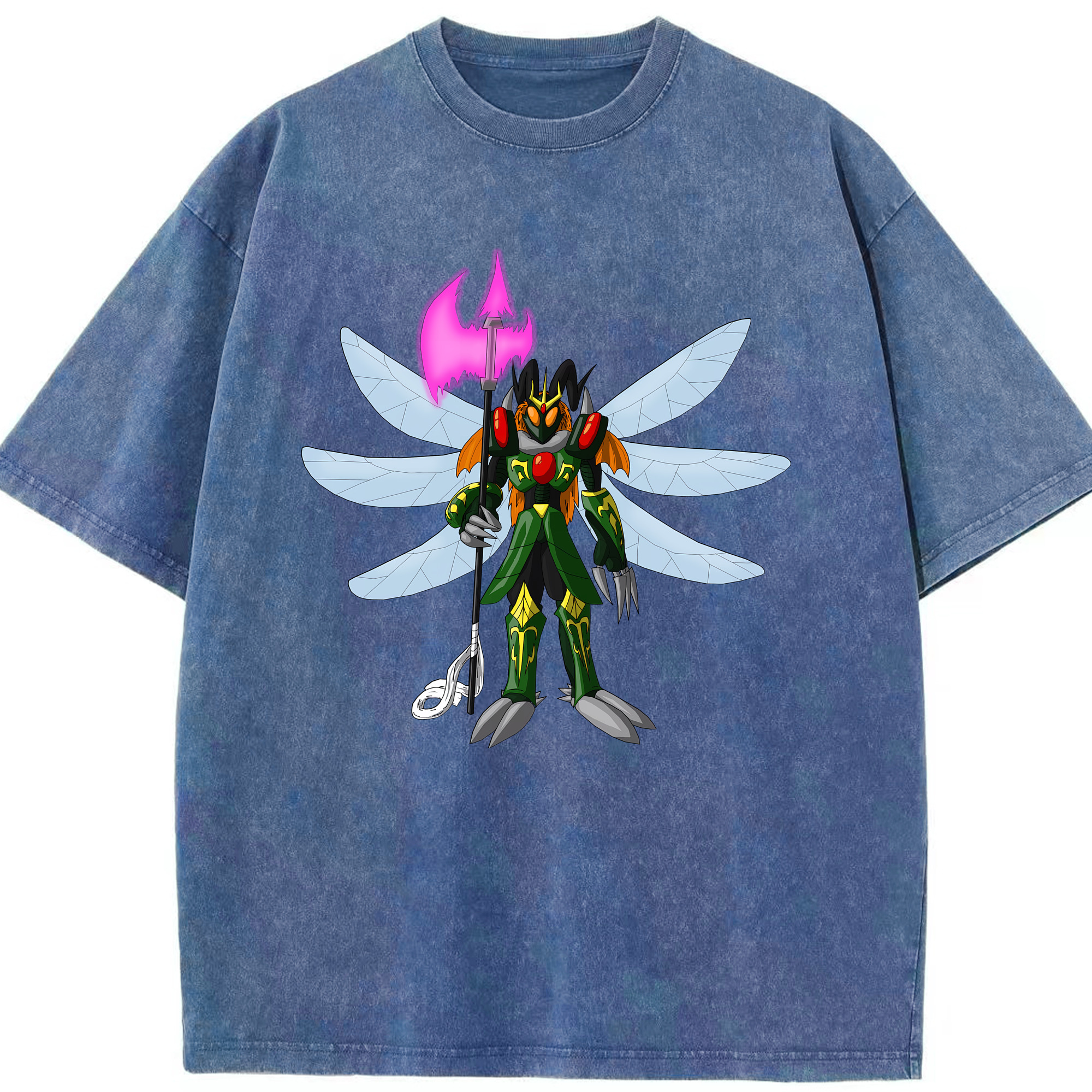 （画像用） Digimon デジタルモンスター/デジモン 綿100% ヴィンテージ風 半袖Tシャツ（フロントプリント）