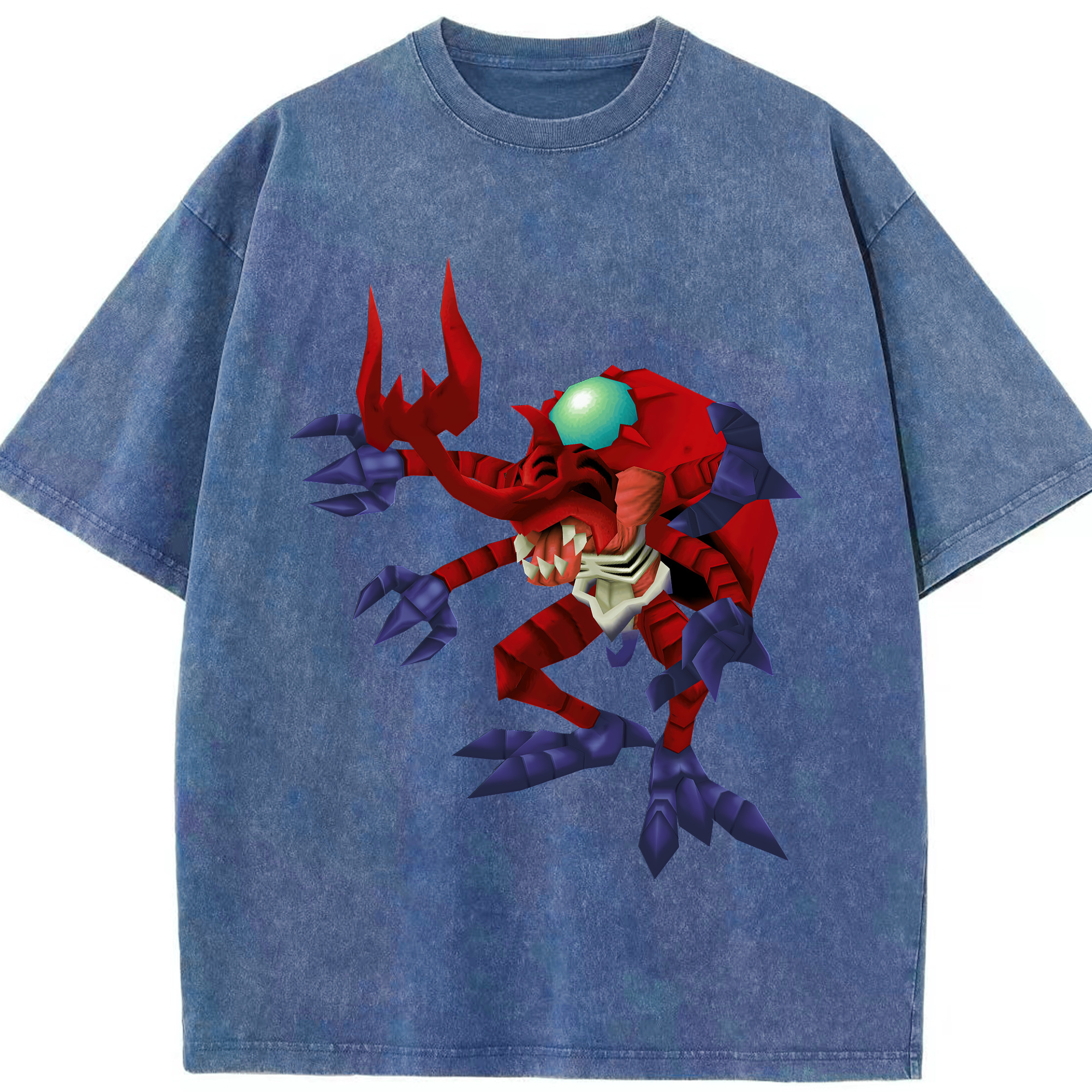 （画像用） Digimon デジタルモンスター/デジモン 綿100% ヴィンテージ風 半袖Tシャツ（フロントプリント）