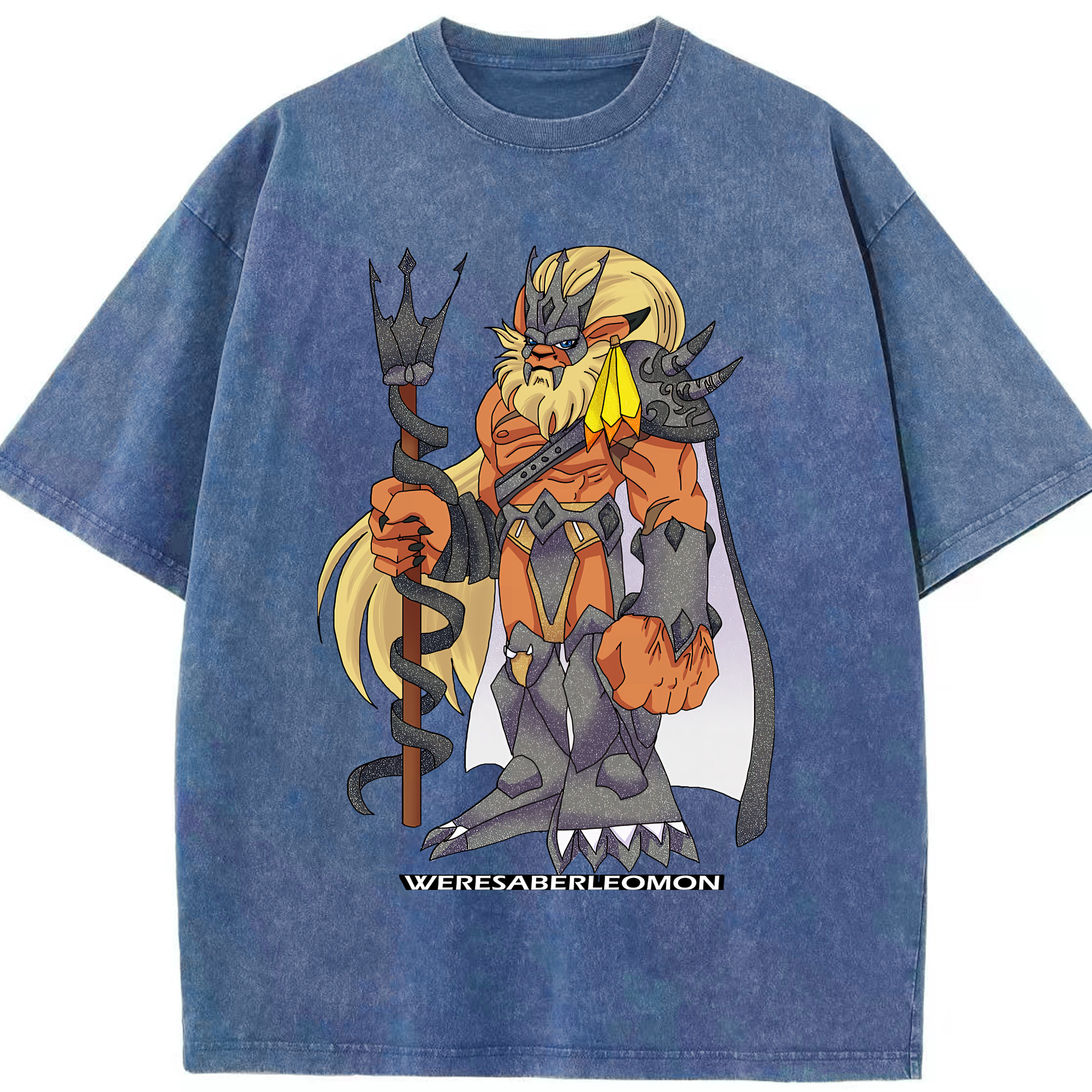 （画像用） Digimon デジタルモンスター/デジモン 綿100% ヴィンテージ風 半袖Tシャツ（フロントプリント）
