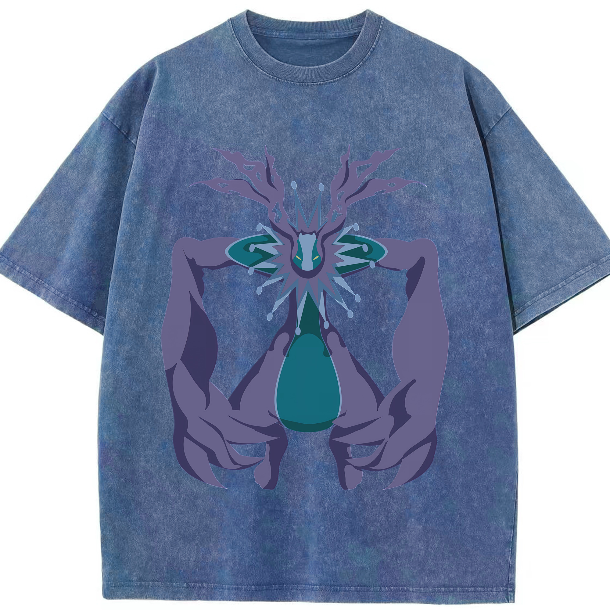 （画像用） Digimon デジタルモンスター/デジモン 綿100% ヴィンテージ風 半袖Tシャツ（フロントプリント）