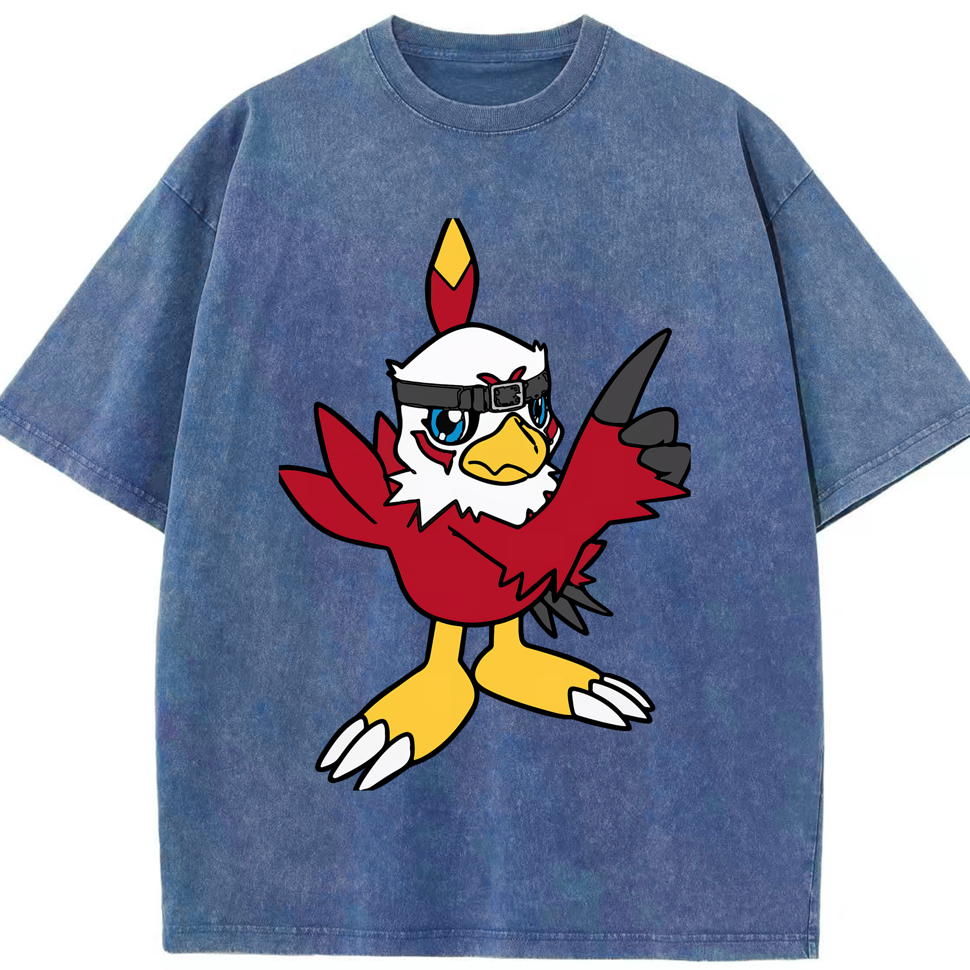 （画像用） Digimon デジタルモンスター/デジモン 綿100% ヴィンテージ風 半袖Tシャツ（フロントプリント）