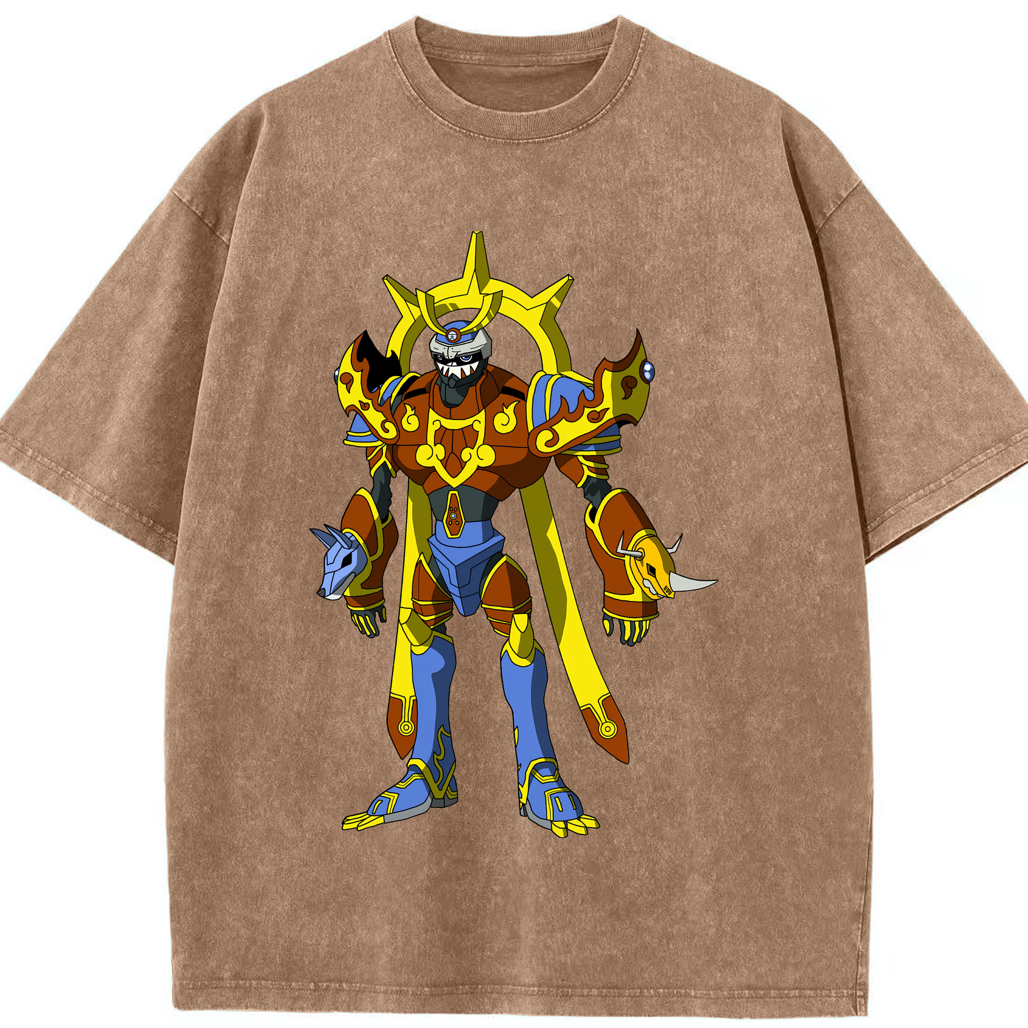 （画像用） Digimon デジタルモンスター/デジモン 綿100% ヴィンテージ風 半袖Tシャツ（フロントプリント）
