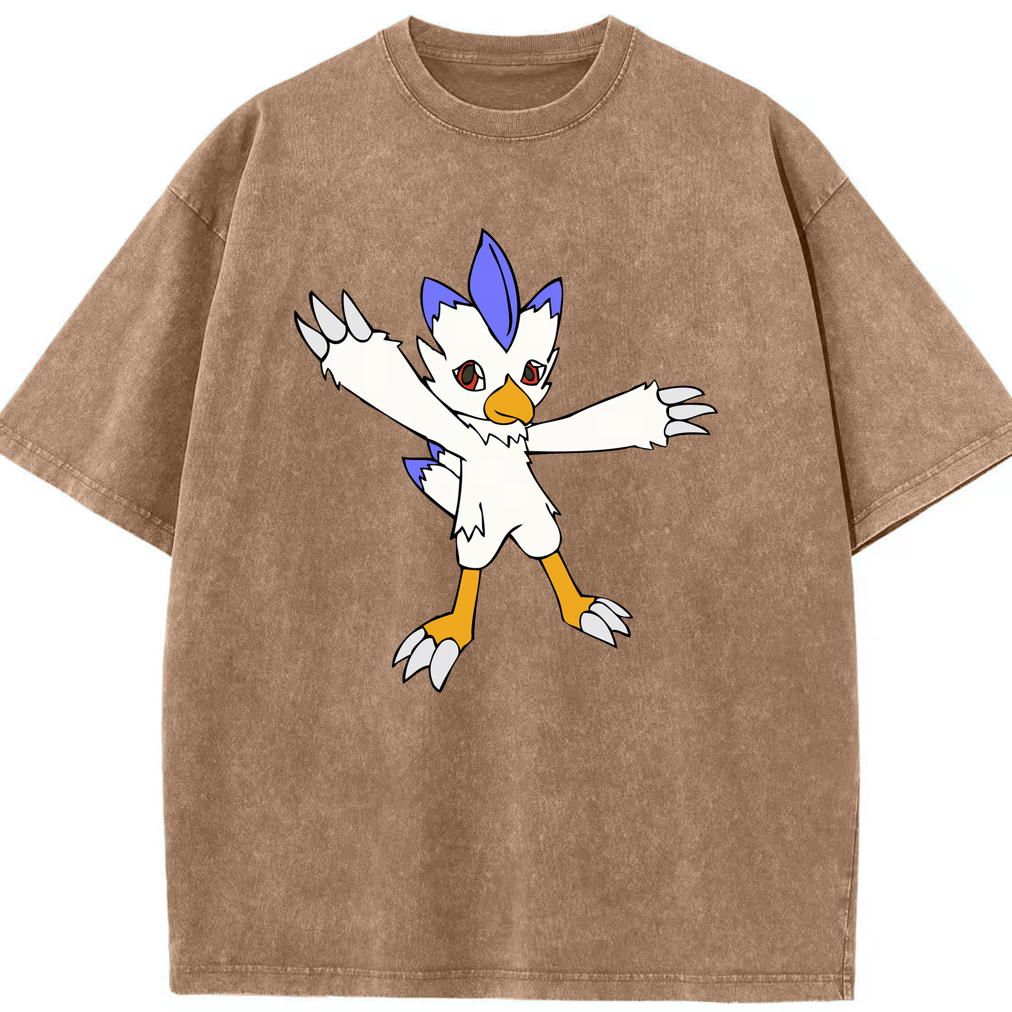 （画像用） Digimon デジタルモンスター/デジモン 綿100% ヴィンテージ風 半袖Tシャツ（フロントプリント）