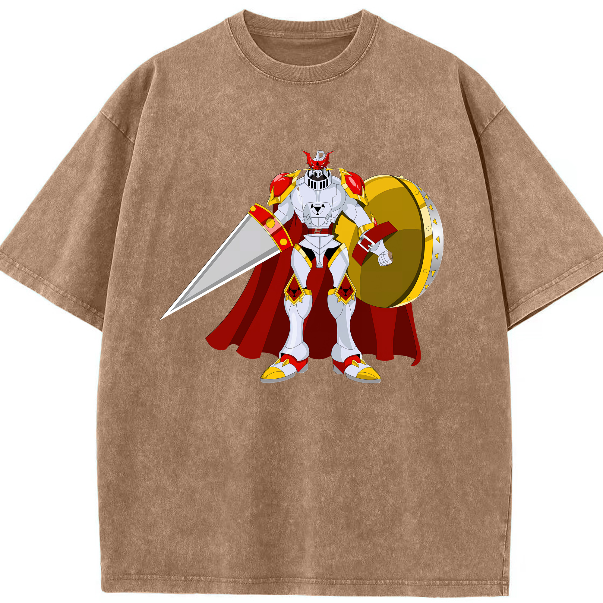 （画像用） Digimon デジタルモンスター/デジモン 綿100% ヴィンテージ風 半袖Tシャツ（フロントプリント）