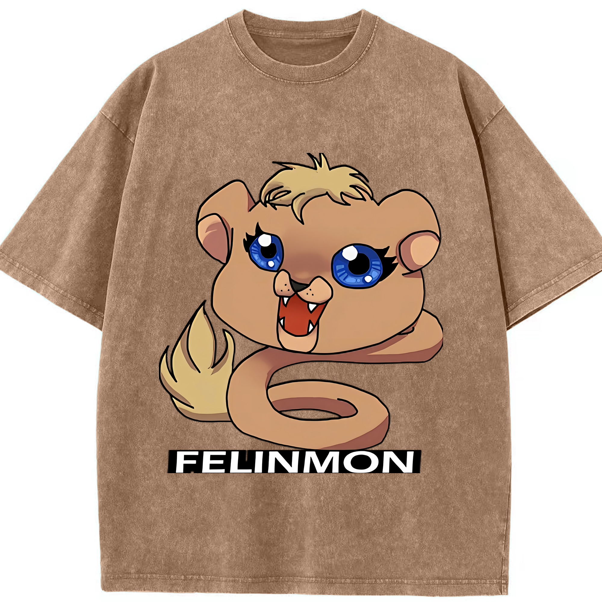 （画像用） Digimon デジタルモンスター/デジモン 綿100% ヴィンテージ風 半袖Tシャツ（フロントプリント）