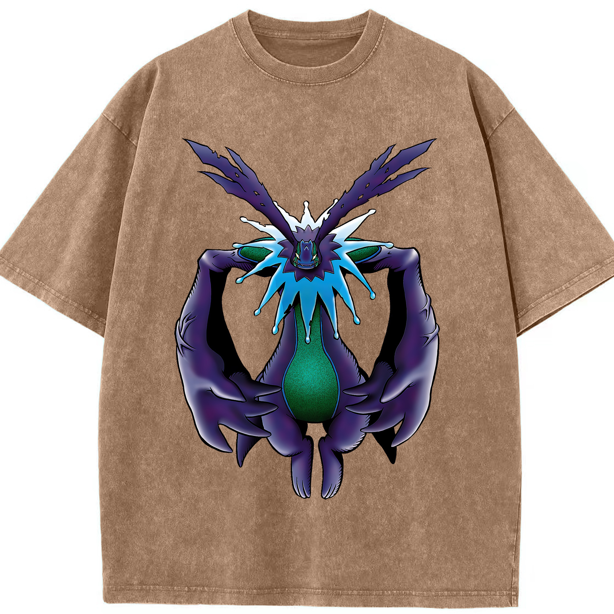 （画像用） Digimon デジタルモンスター/デジモン 綿100% ヴィンテージ風 半袖Tシャツ（フロントプリント）