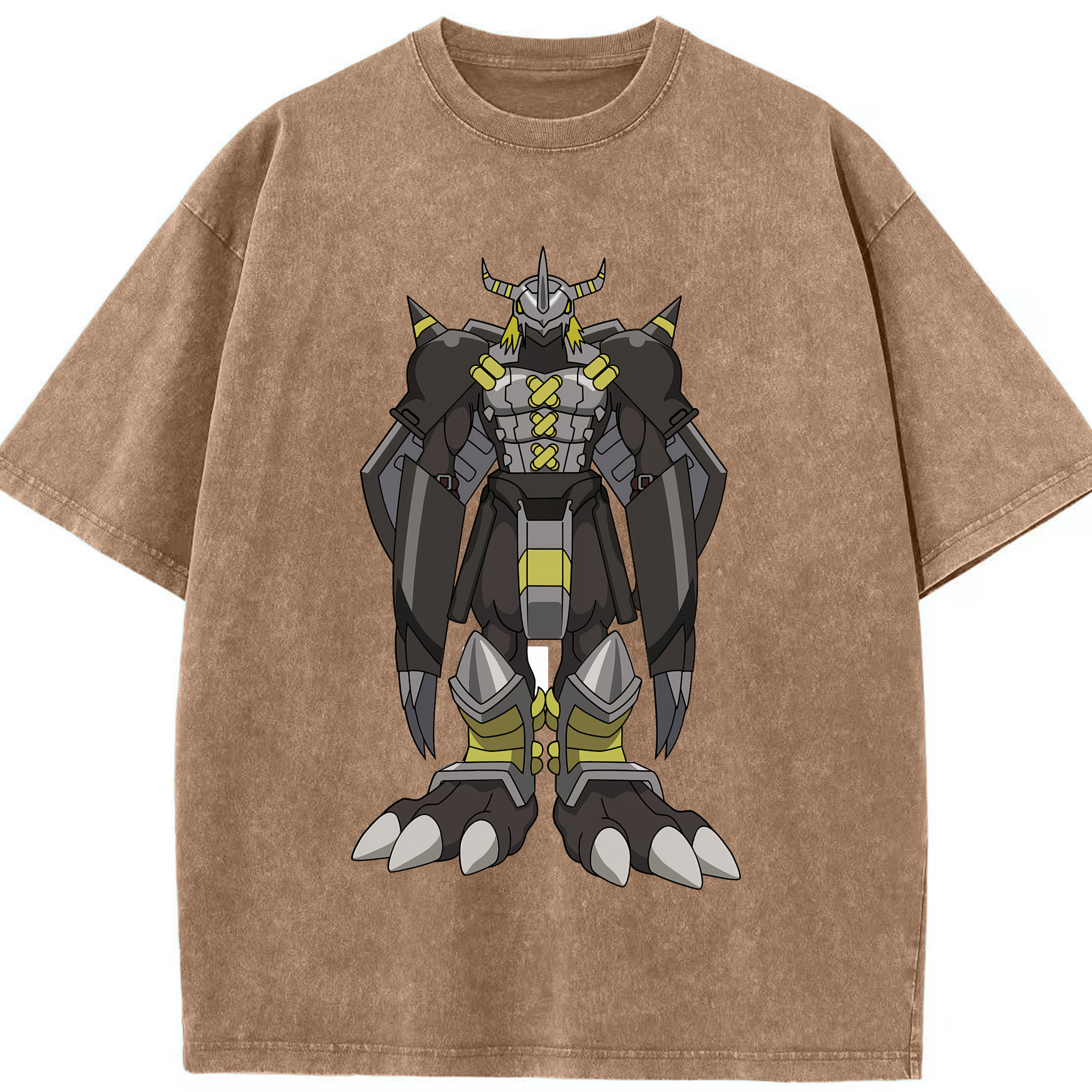 （画像用） Digimon デジタルモンスター/デジモン 綿100% ヴィンテージ風 半袖Tシャツ（フロントプリント）
