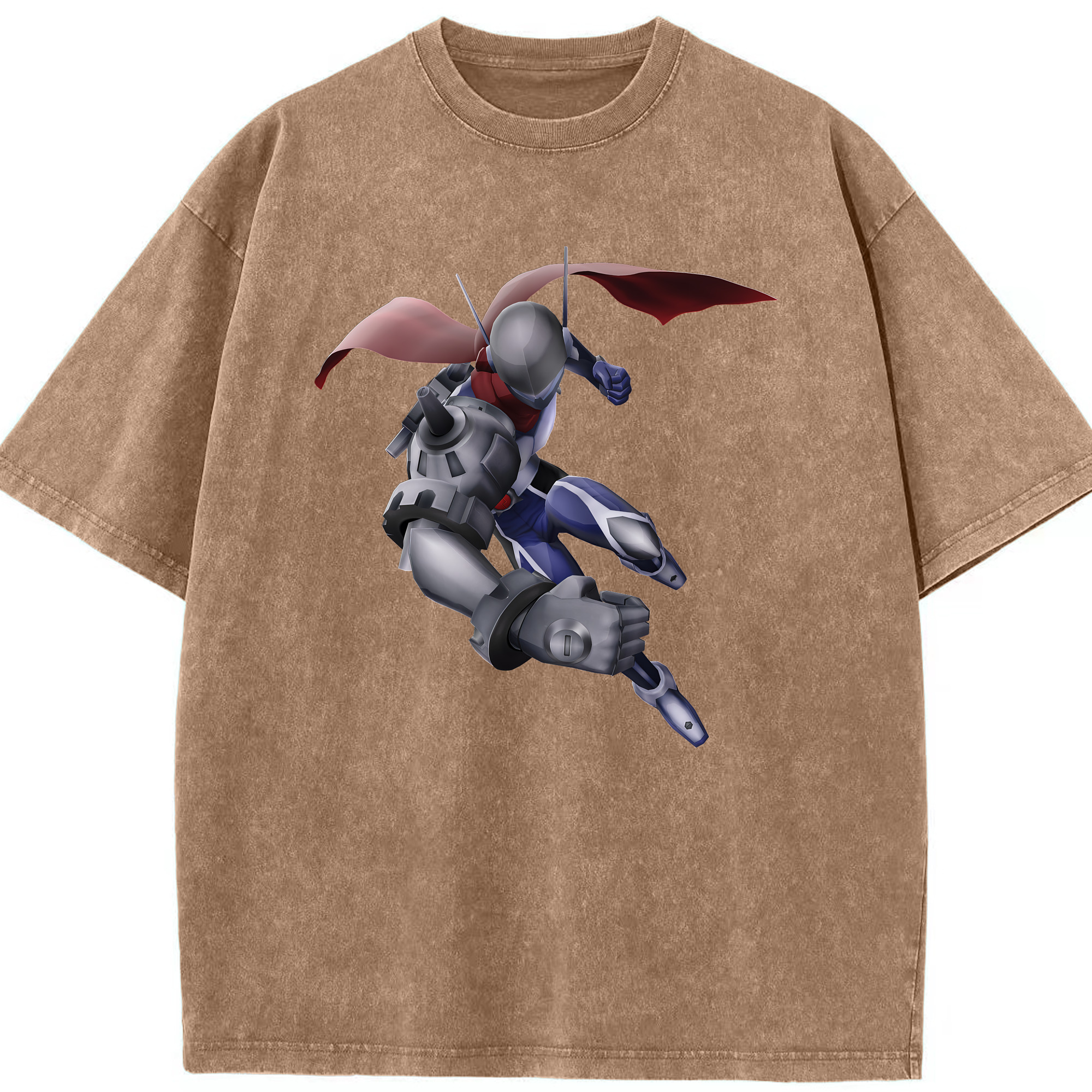（画像用） Digimon デジタルモンスター/デジモン 綿100% ヴィンテージ風 半袖Tシャツ（フロントプリント）