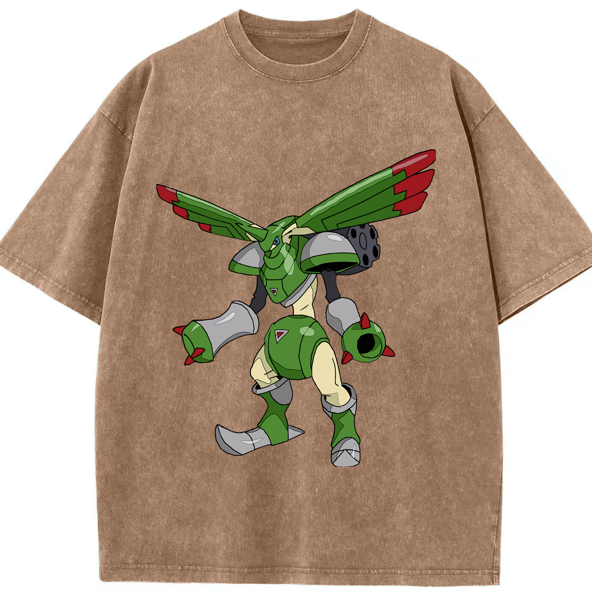 （画像用） Digimon デジタルモンスター/デジモン 綿100% ヴィンテージ風 半袖Tシャツ（フロントプリント）
