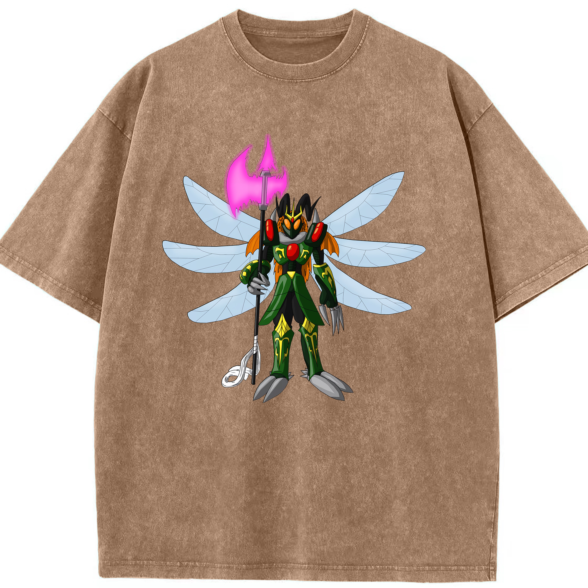 （画像用） Digimon デジタルモンスター/デジモン 綿100% ヴィンテージ風 半袖Tシャツ（フロントプリント）