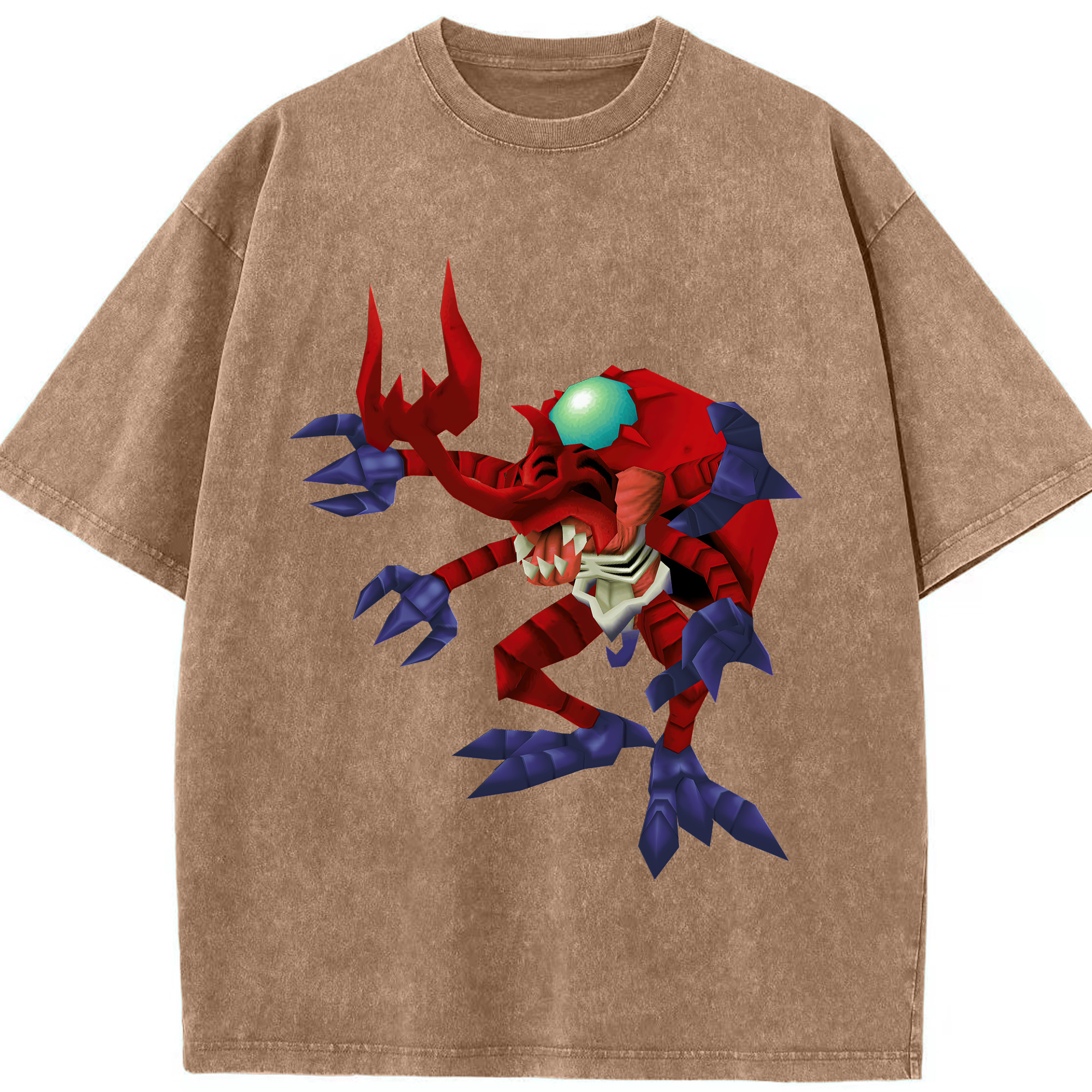 （画像用） Digimon デジタルモンスター/デジモン 綿100% ヴィンテージ風 半袖Tシャツ（フロントプリント）