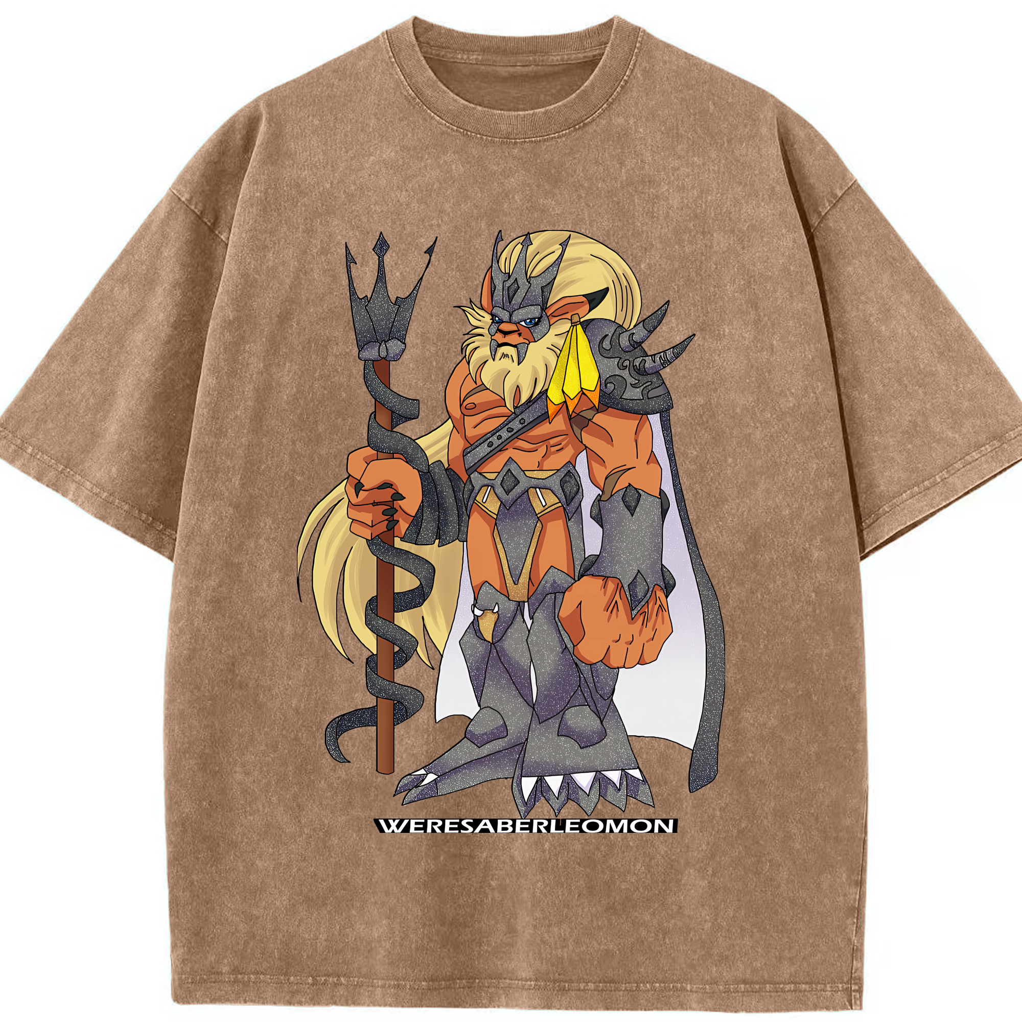 （画像用） Digimon デジタルモンスター/デジモン 綿100% ヴィンテージ風 半袖Tシャツ（フロントプリント）