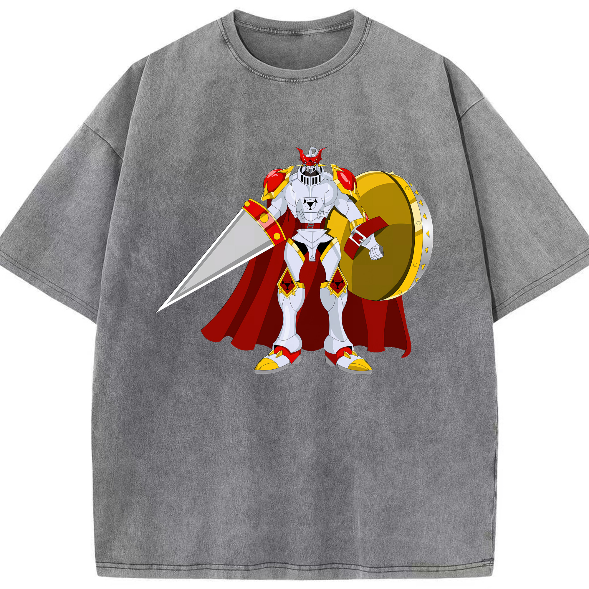 （画像用） Digimon デジタルモンスター/デジモン 綿100% ヴィンテージ風 半袖Tシャツ（フロントプリント）