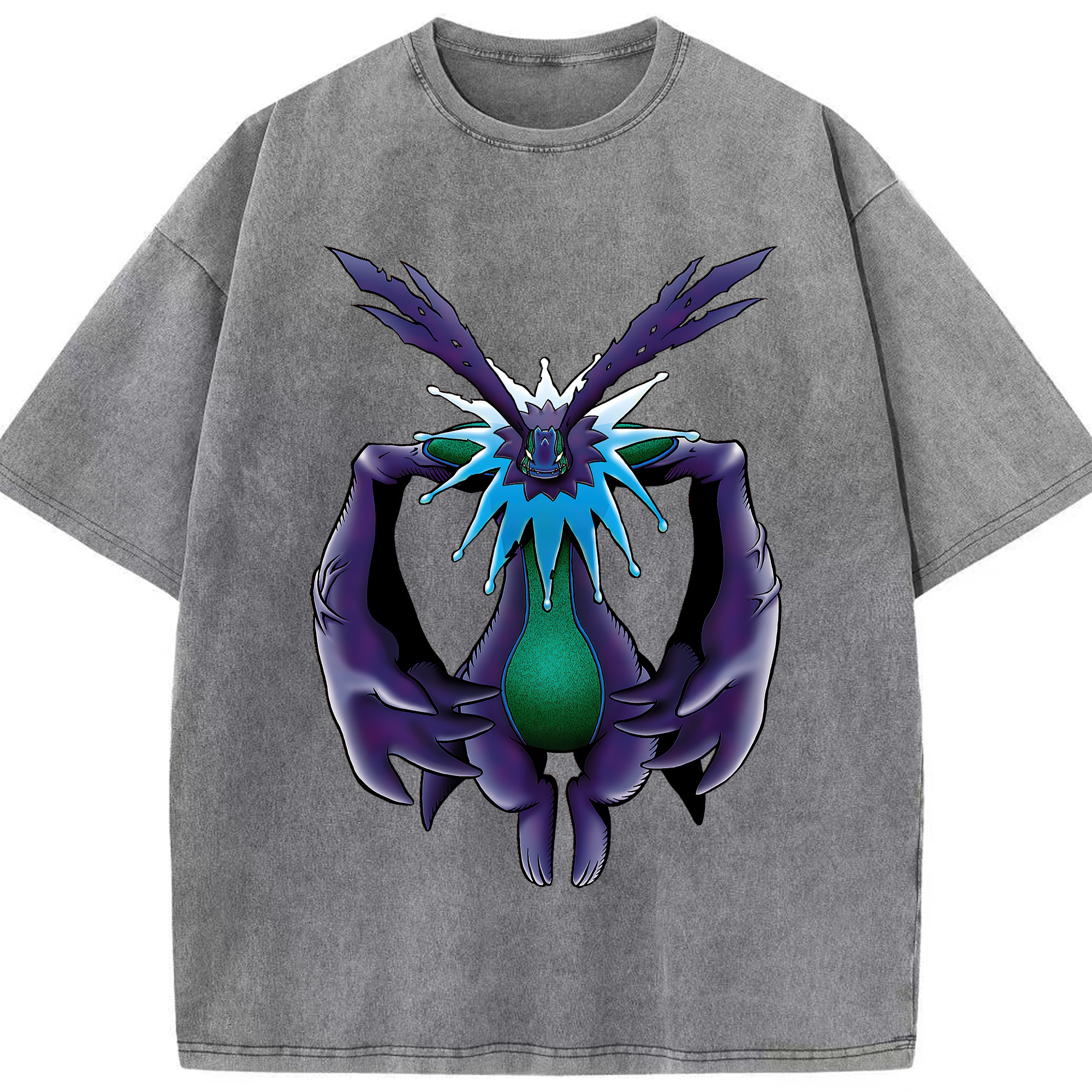 （画像用） Digimon デジタルモンスター/デジモン 綿100% ヴィンテージ風 半袖Tシャツ（フロントプリント）