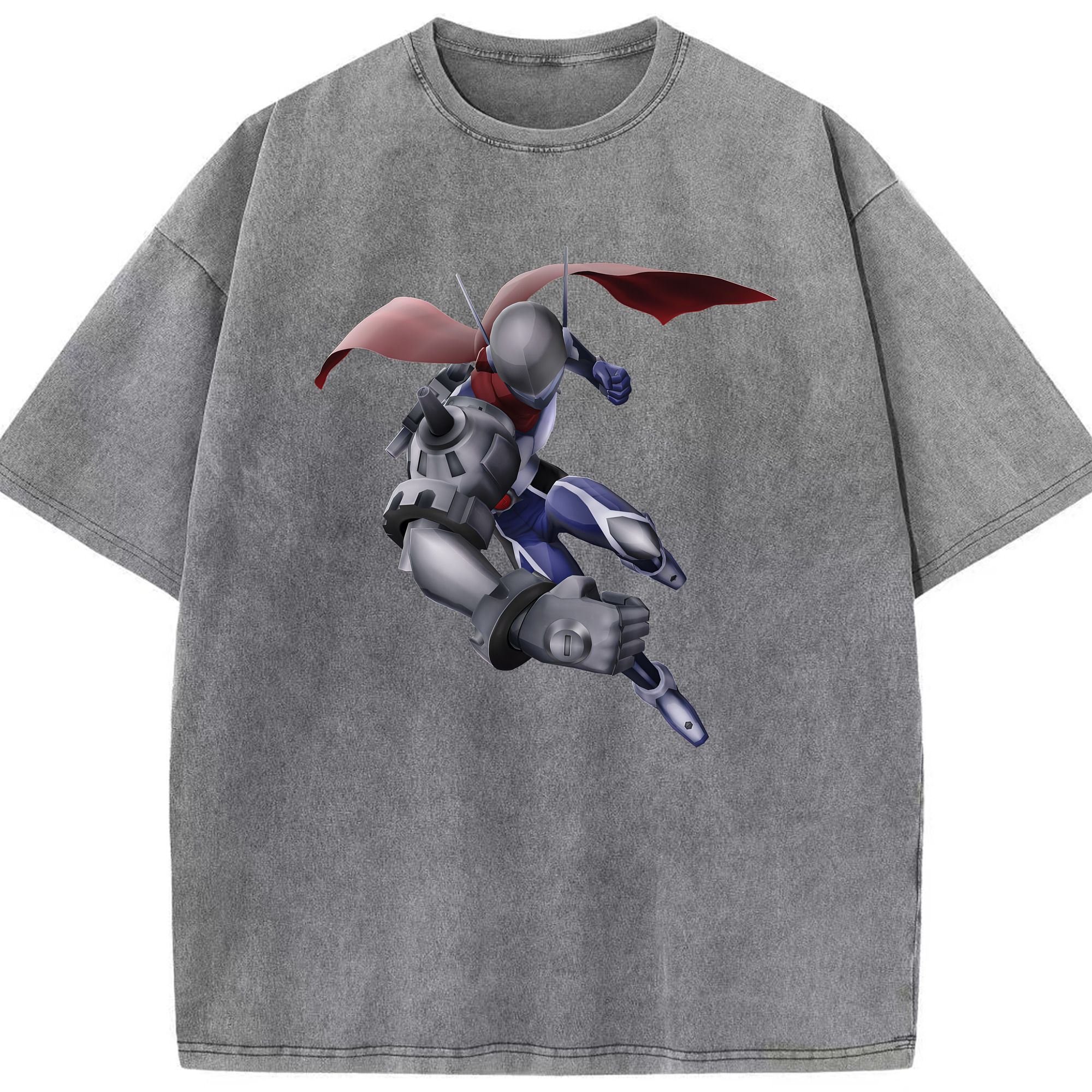 （画像用） Digimon デジタルモンスター/デジモン 綿100% ヴィンテージ風 半袖Tシャツ（フロントプリント）