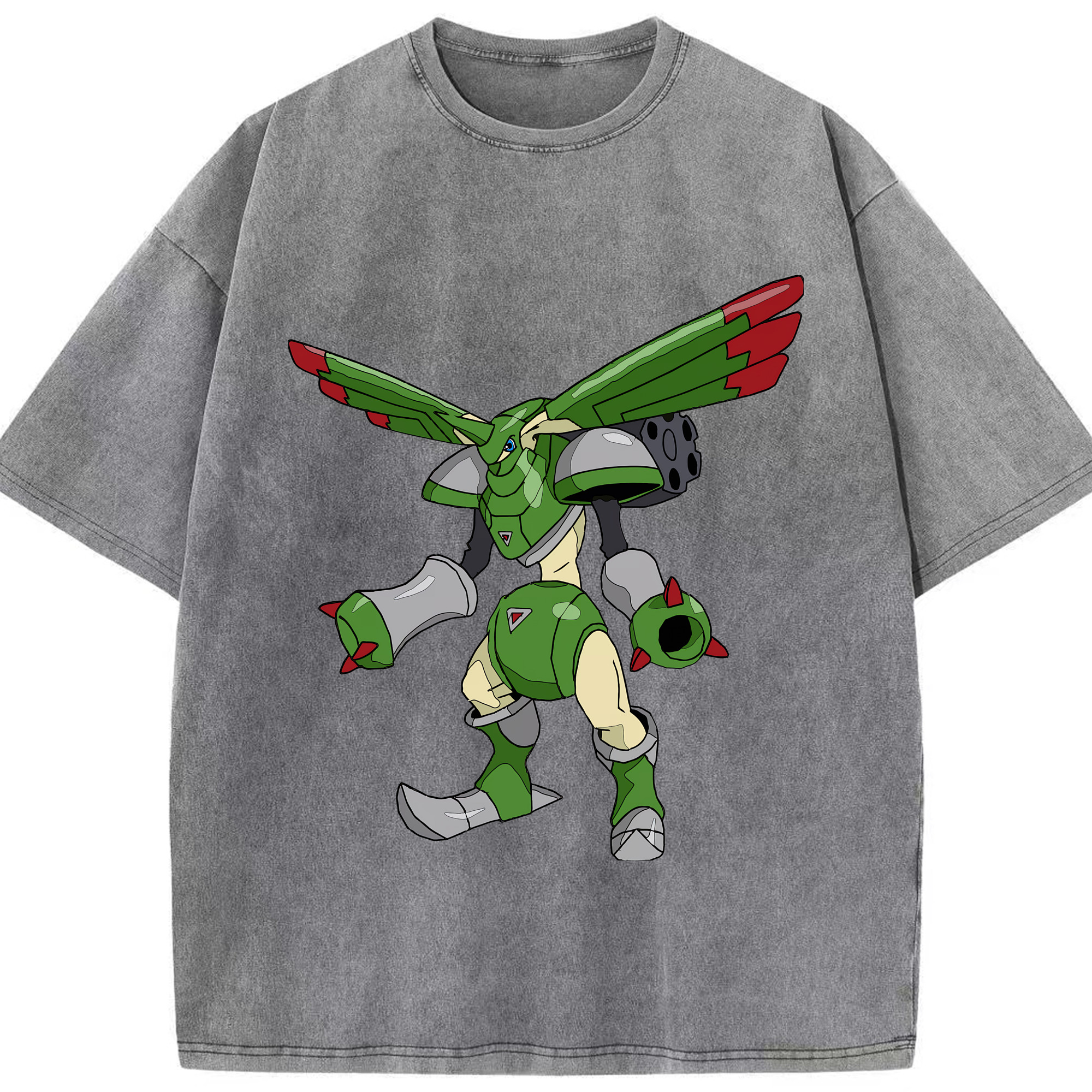 （画像用） Digimon デジタルモンスター/デジモン 綿100% ヴィンテージ風 半袖Tシャツ（フロントプリント）