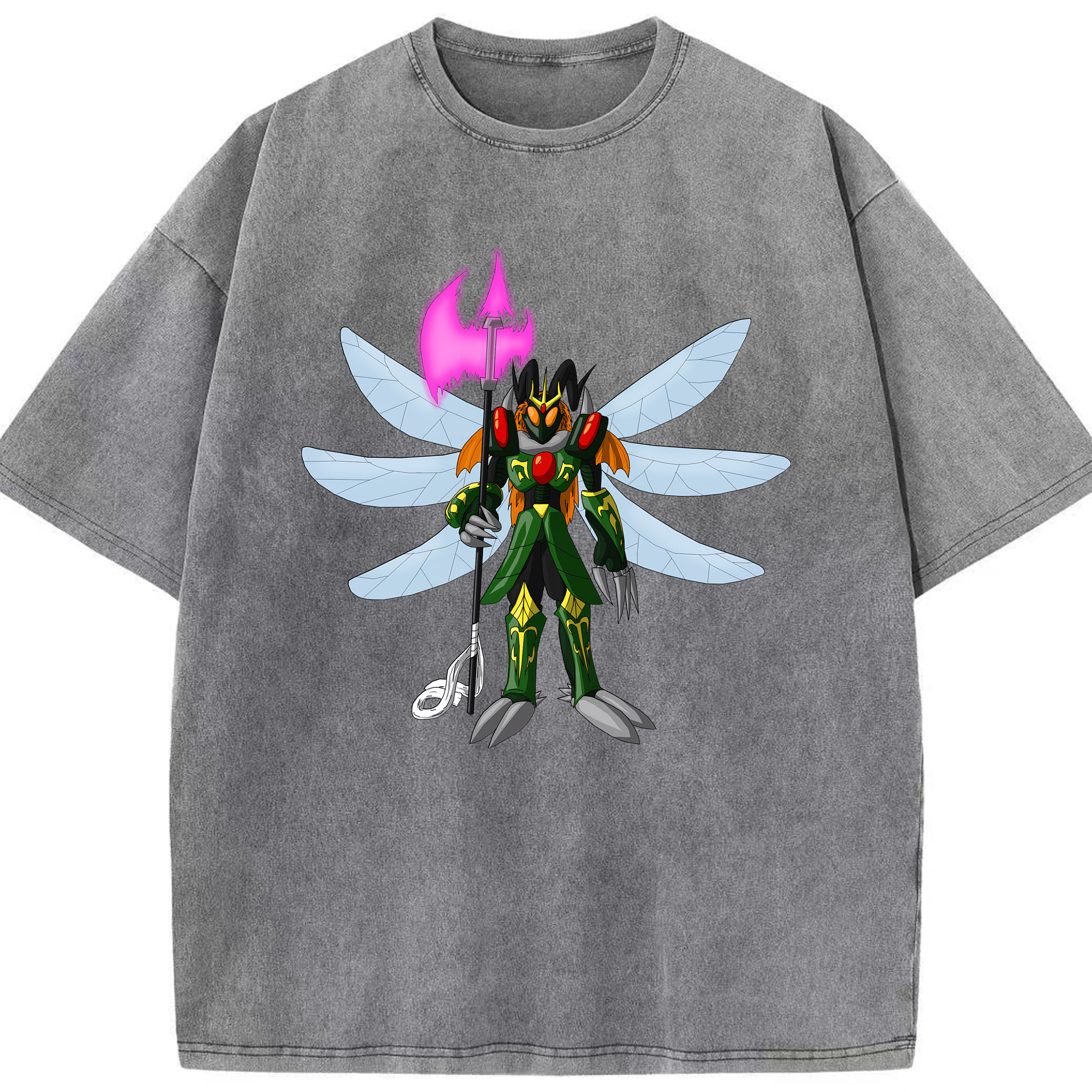 （画像用） Digimon デジタルモンスター/デジモン 綿100% ヴィンテージ風 半袖Tシャツ（フロントプリント）
