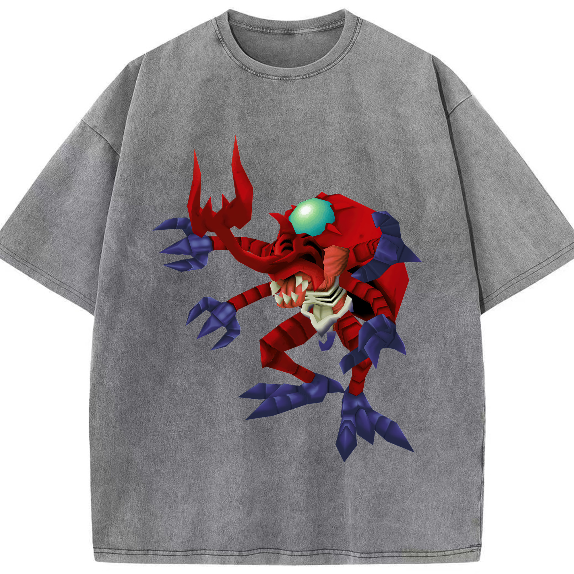 （画像用） Digimon デジタルモンスター/デジモン 綿100% ヴィンテージ風 半袖Tシャツ（フロントプリント）