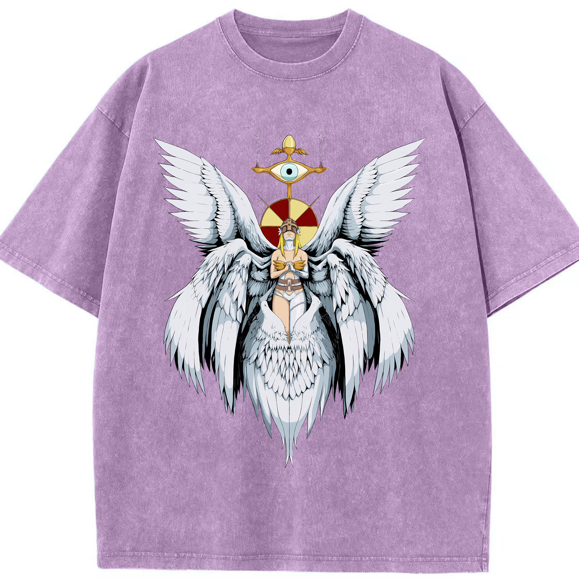 （画像用） Digimon デジタルモンスター/デジモン 綿100% ヴィンテージ風 半袖Tシャツ（フロントプリント）